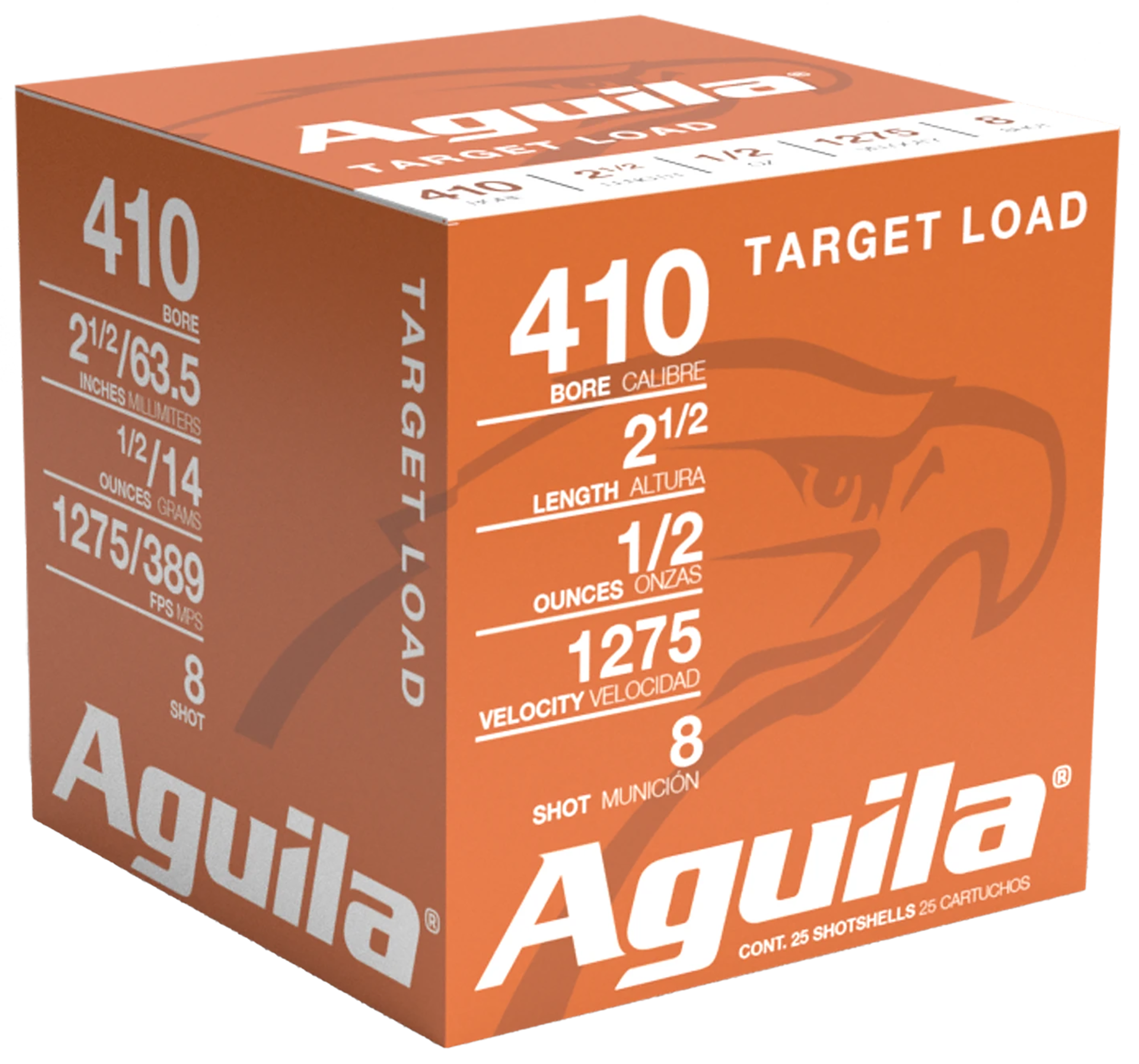 Aguila 1CHB4139 Buckshot High Velocity 410 Gauge 2.50" 1/2 oz 9 Shot 25 Per Box/ 20 Cs