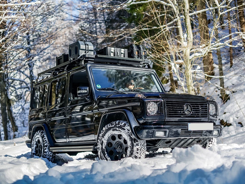 Mercedes Gelandewagen G Class (1979-2017) Slimline II Roof Rack Kit