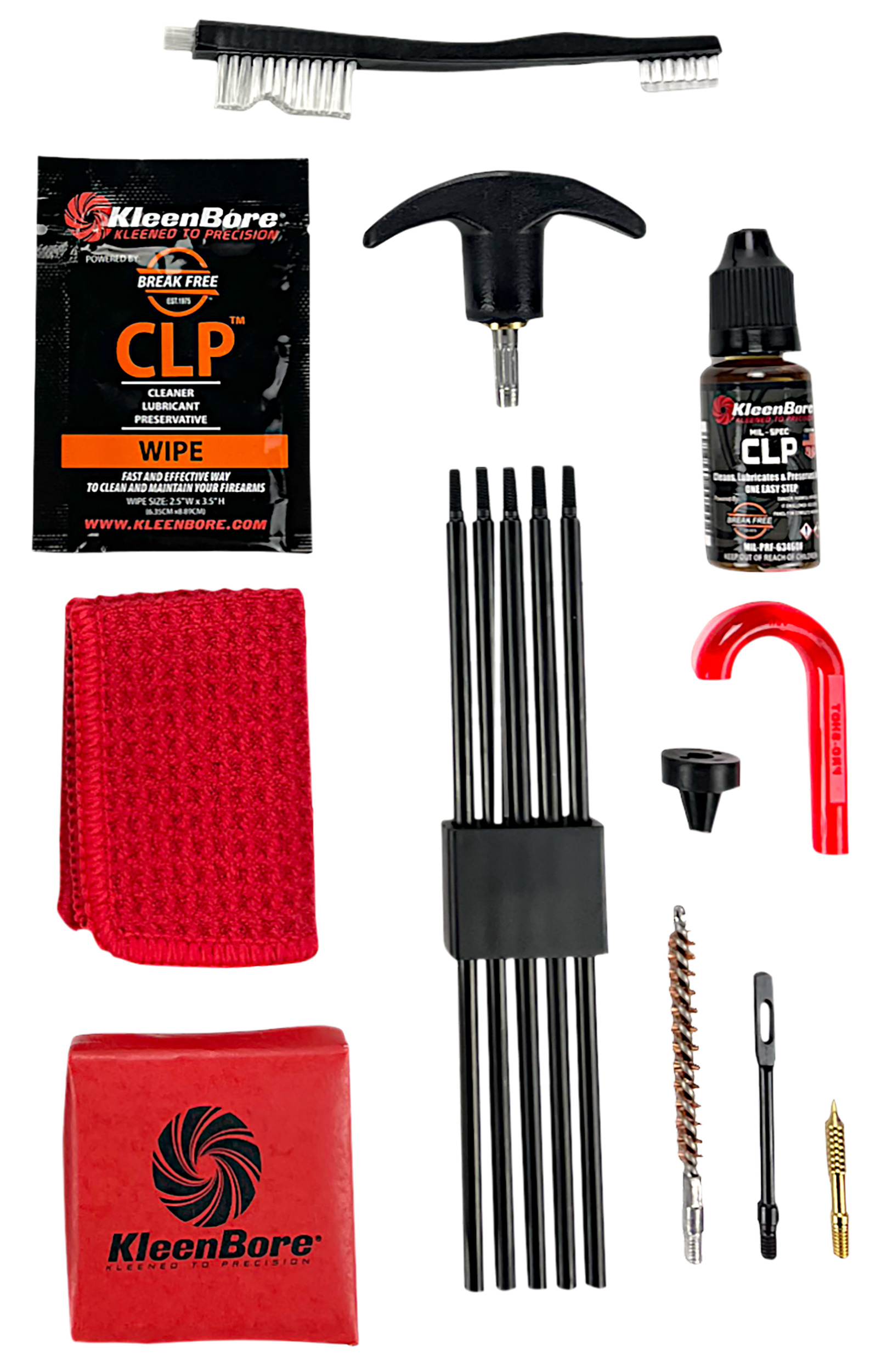 KleenBore K205 Rifle Classic Cleaning Kit 5.56mm/22/223 Cal