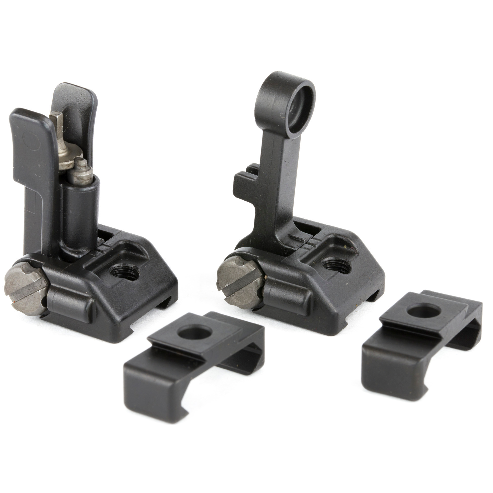 Griffin Armament M2 Flip-Up Sight Set AR-15 Stainless Steel Matte