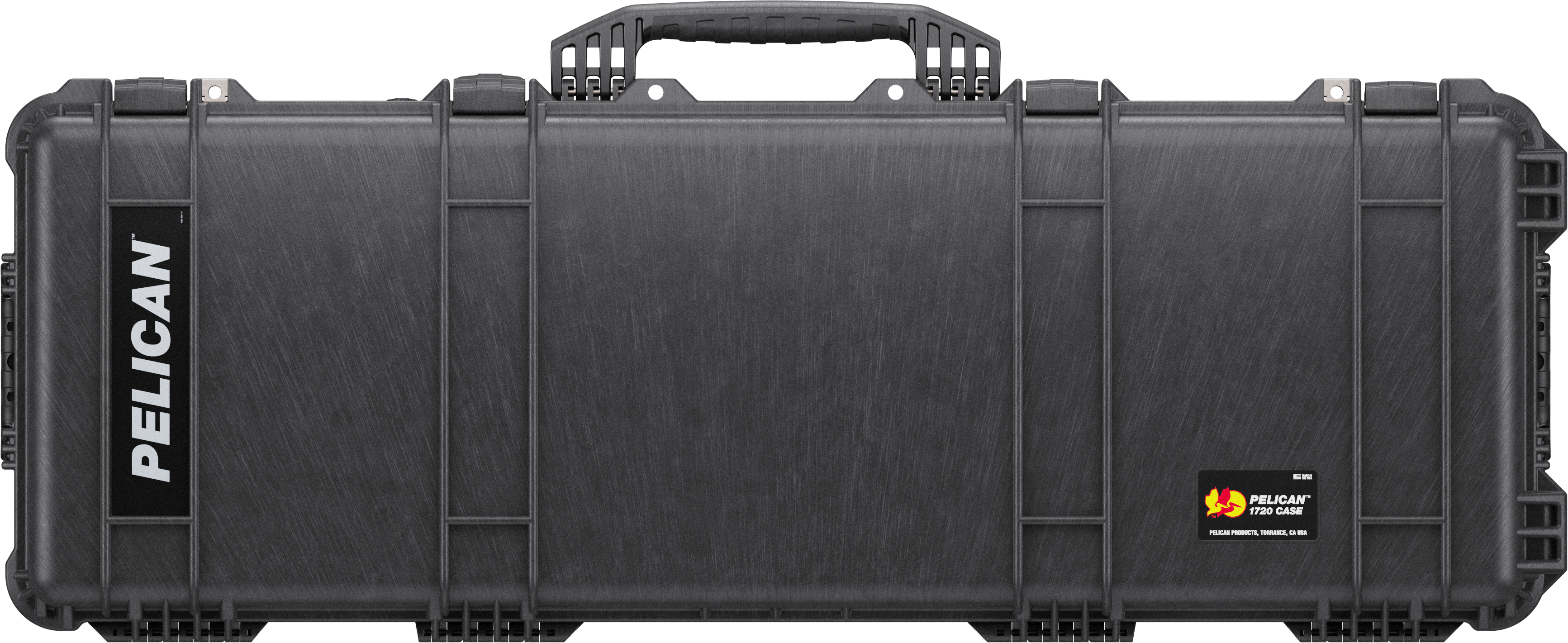 Pelican 1750 Protector Long Case Interior Dimensions 50.38" x 13.33" x 5.33", Black Polypropylene