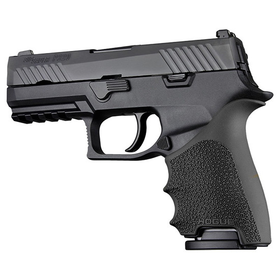 Hogue HandAll Beavertail Grip Sleeve Black, Sig Sauer P320 Compact