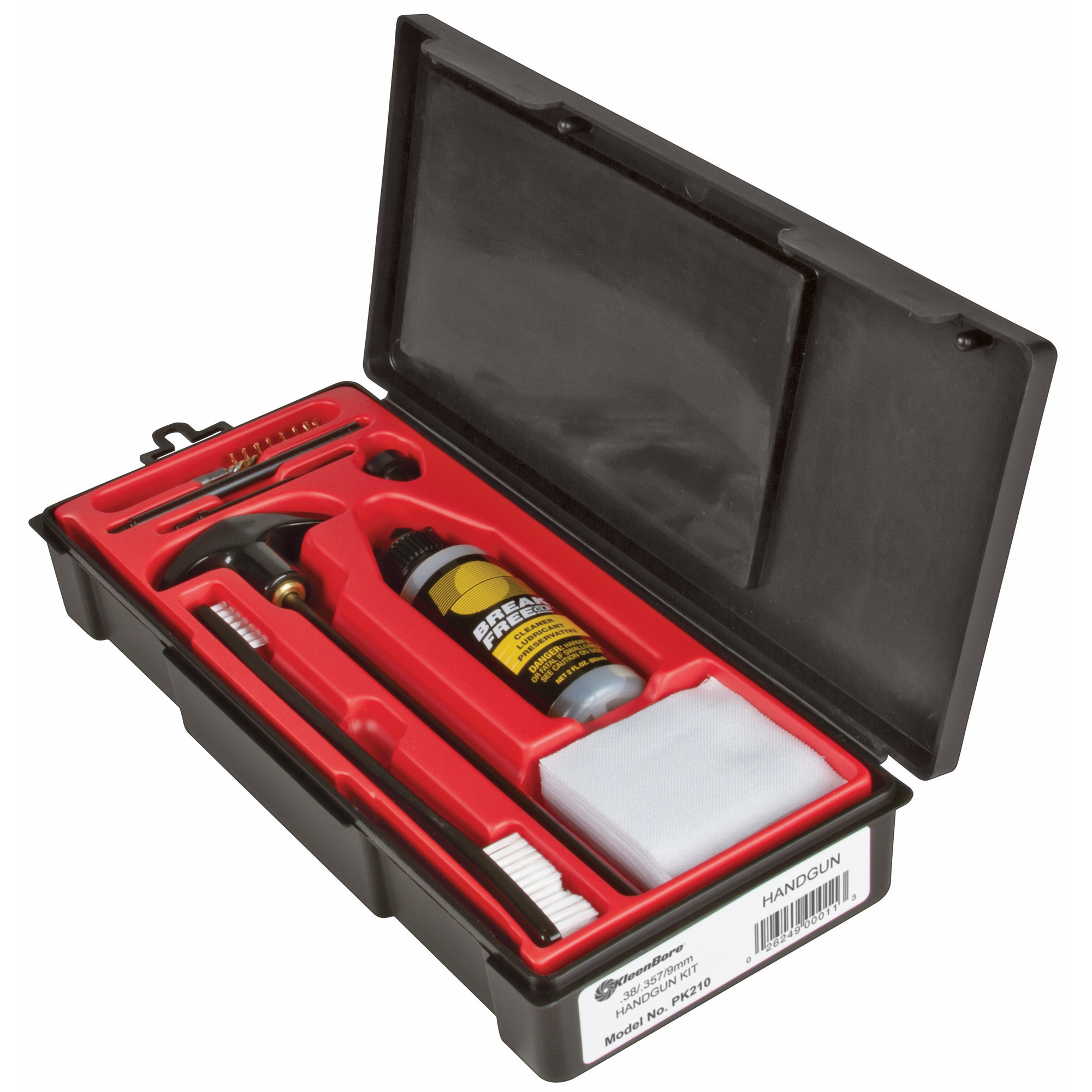 KleenBore PK210 Classic Cleaning Kit 9mm / 38 / 357 Cal Handgun