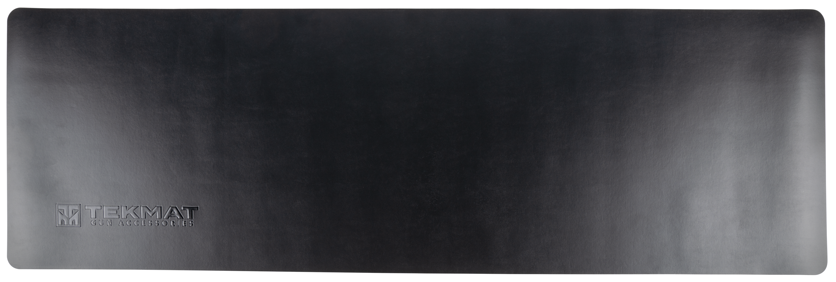 TekMat TEKR44STEALTHBK Stealth Ultra Cleaning Mat Black Rubber 44" Long TEKMAT Logo