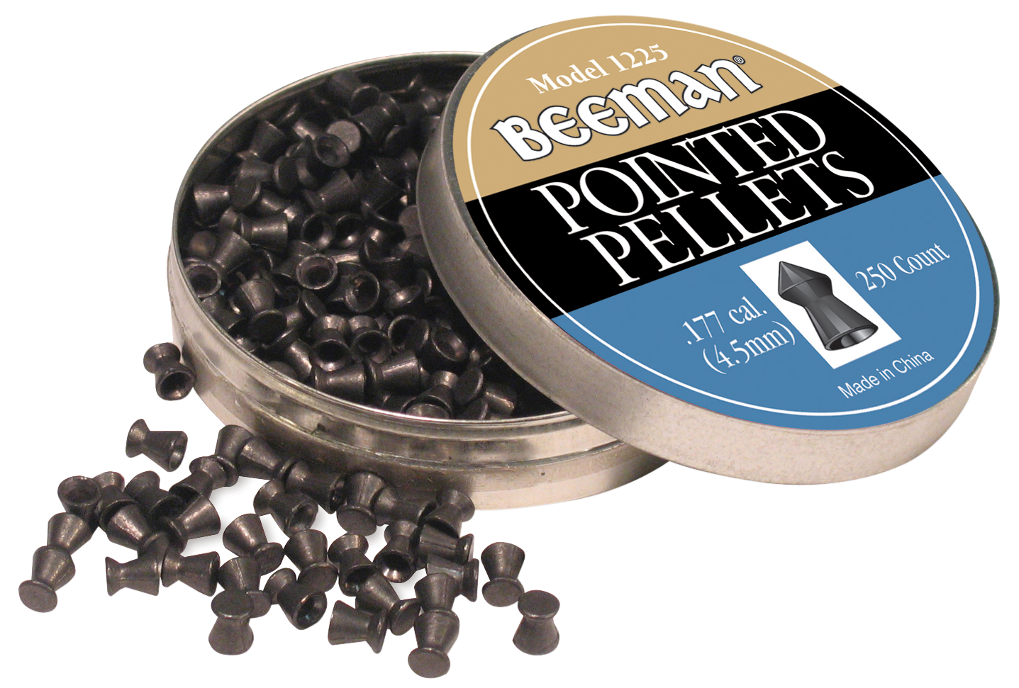 Beeman Pointed Air Gun Pellets 177 Caliber 8.53 Grain Tin of 250