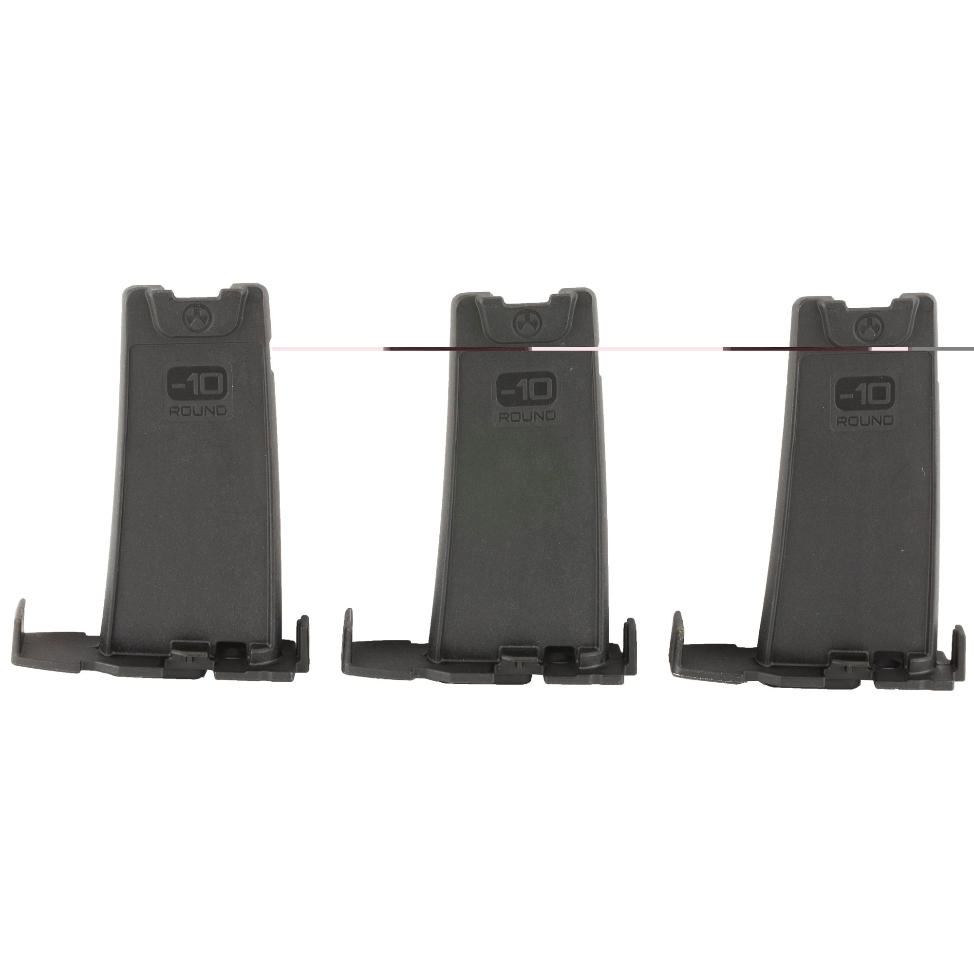 Magpul MAG286-BLK PMAG Minus Limiter made of Polymer with Black Finish & Limits 10rds Less for 20,30 Round 5.56x45mm NATO PMAG AR/M4 GEN M3 Magazines 3 Per Pack
