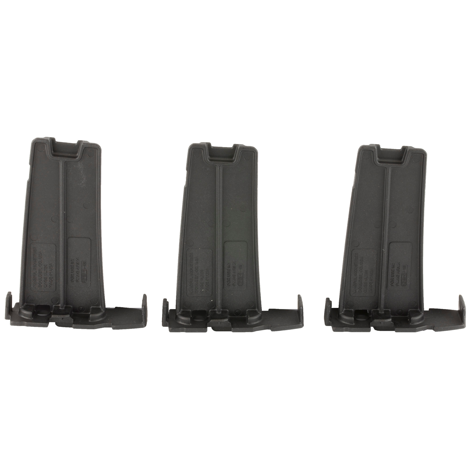 Magpul MAG286-BLK PMAG Minus Limiter made of Polymer with Black Finish & Limits 10rds Less for 20,30 Round 5.56x45mm NATO PMAG AR/M4 GEN M3 Magazines 3 Per Pack