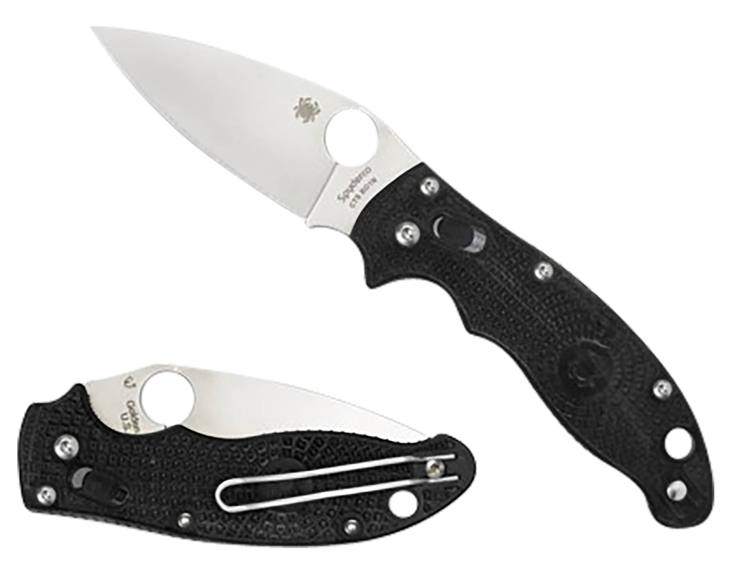 Spyderco , Spy C101pbk2 Manix 2 Lightweight Blk