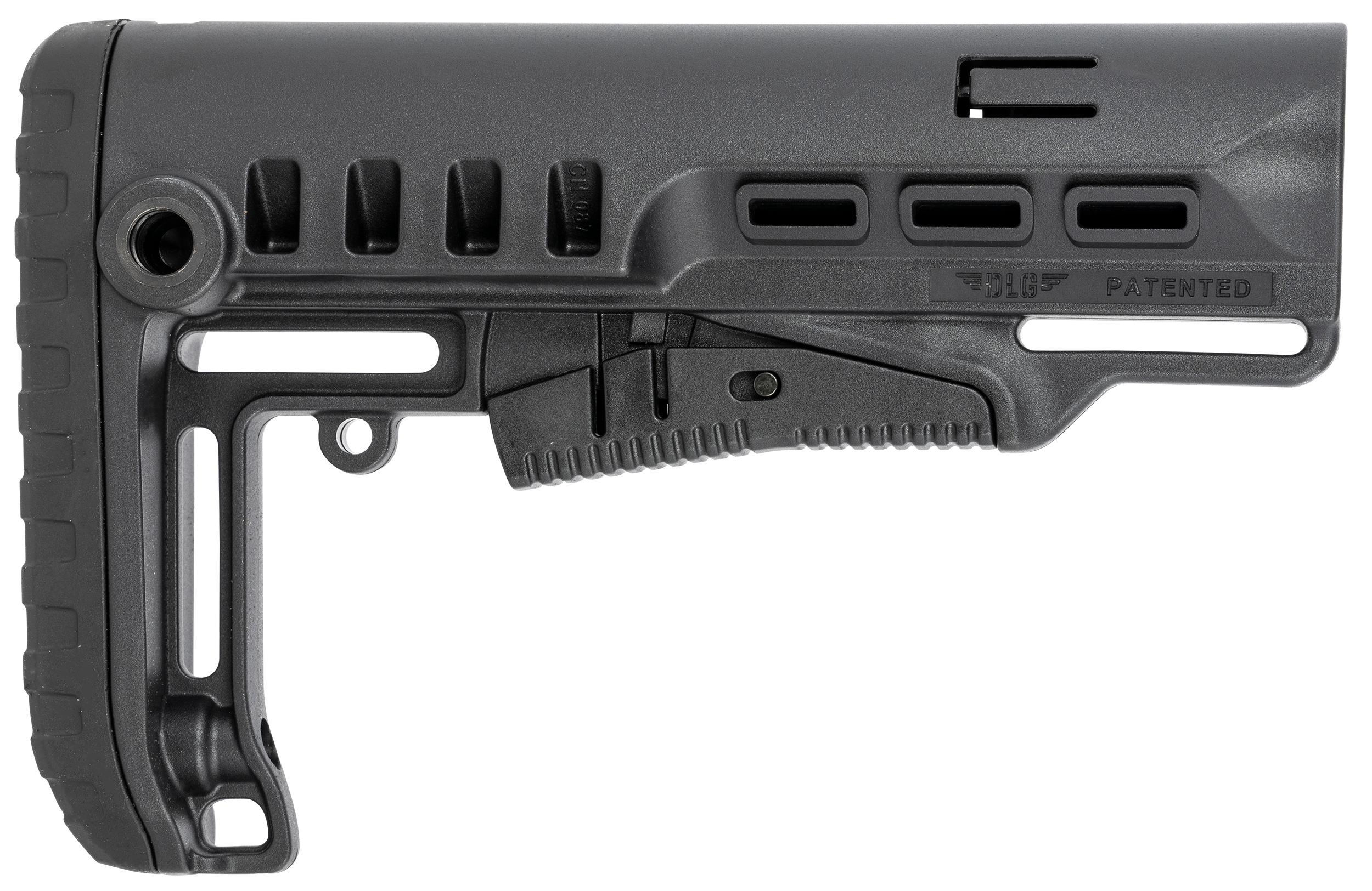 NcStar VG087 Tactical Mil-Spec Stock Black Synthetic Collapsible