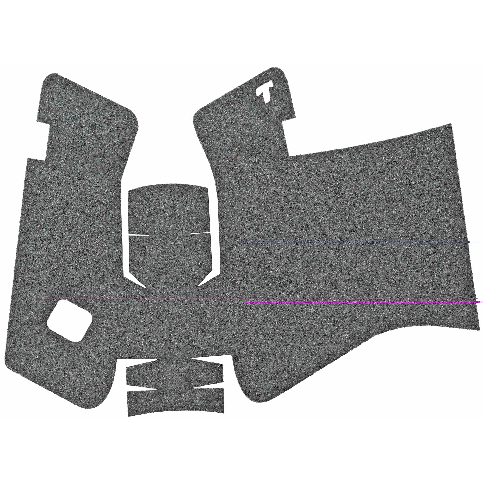 Talon Grips Grip Tape Glock 19X, 17, 17 MOS, 22, 24, 31, 34, 35, 37, 45 Gen 5 Medium Backstrap Black
