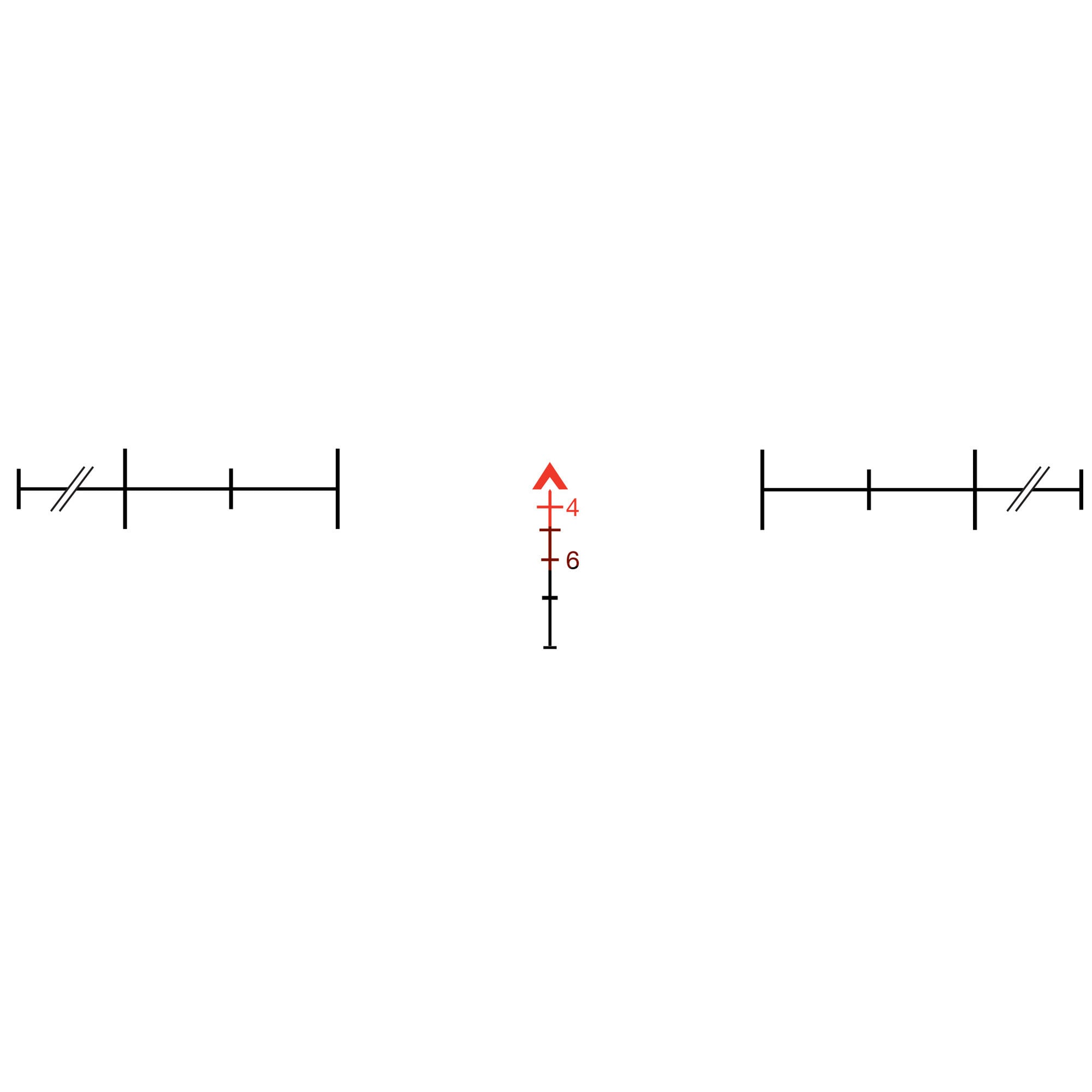 Trijicon 4x32 Acog Rifle Scope Matte, Red Chevron, For USMC A4, w/ Adapter