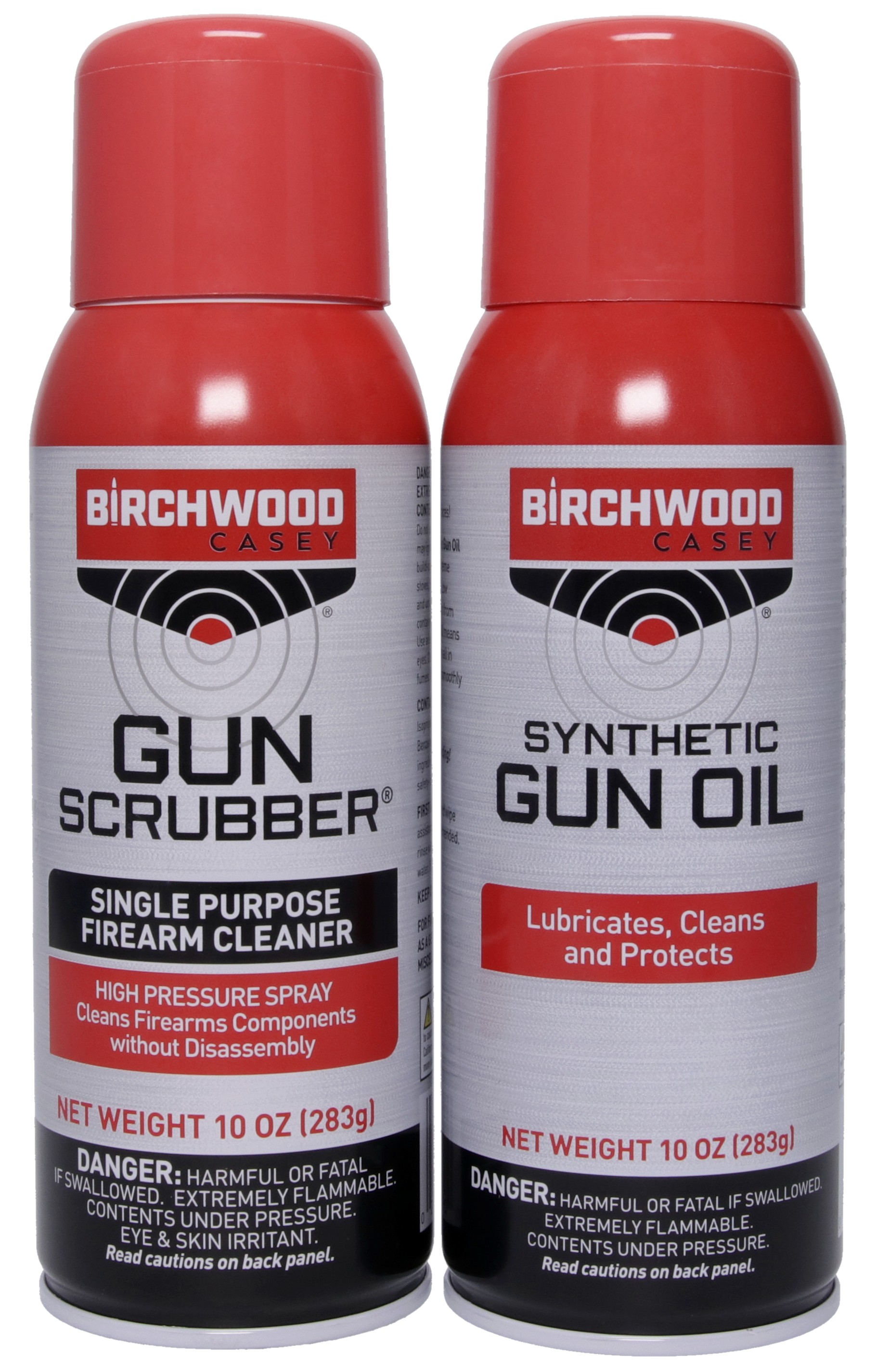 Birchwood Casey 33302 Gun Scrubber & Synthetic Gun Oil Combo Pack 10 oz Aerosol 2 Pack