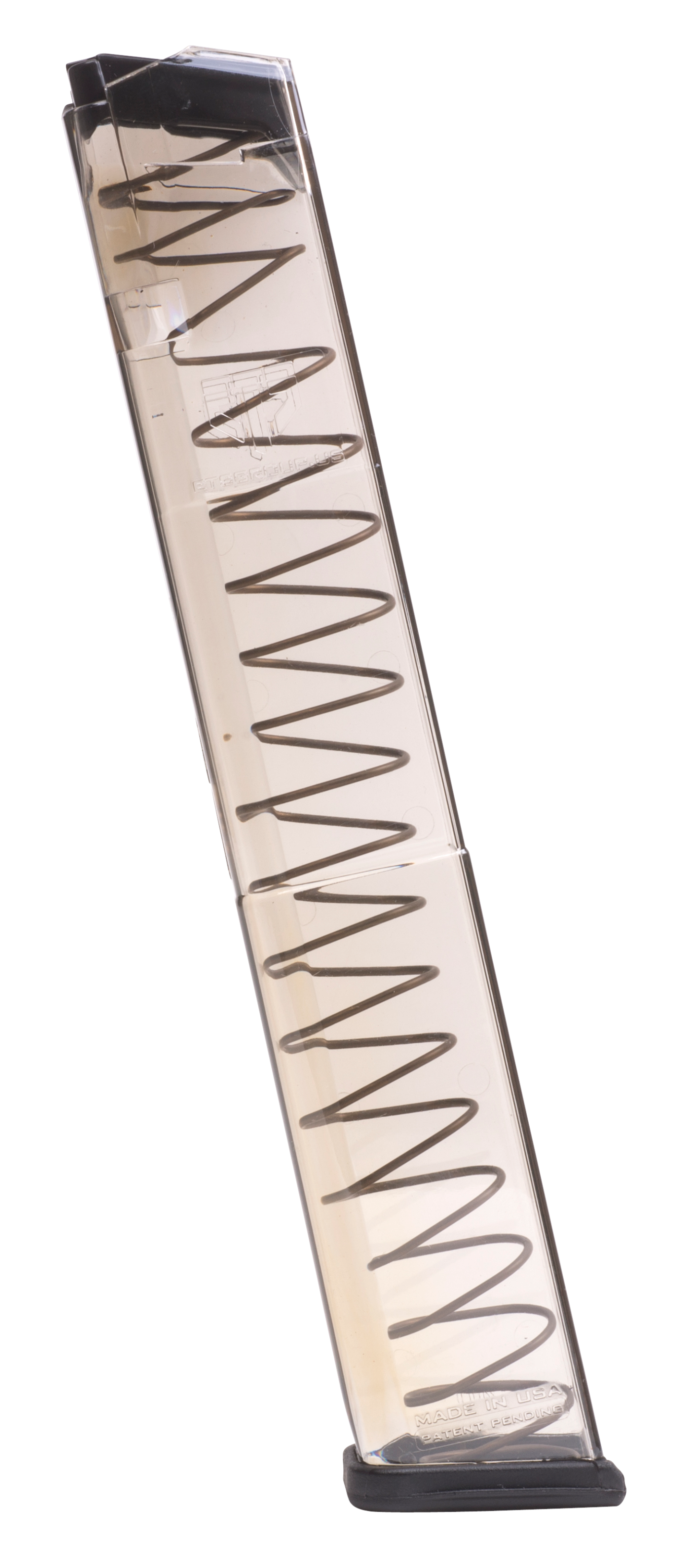 ETS Group GLK22210 Pistol Mags30rd Extended 40 S&W Compatible w/Glock 22/23/24/27/35 Gen1-4 Clear Polymer