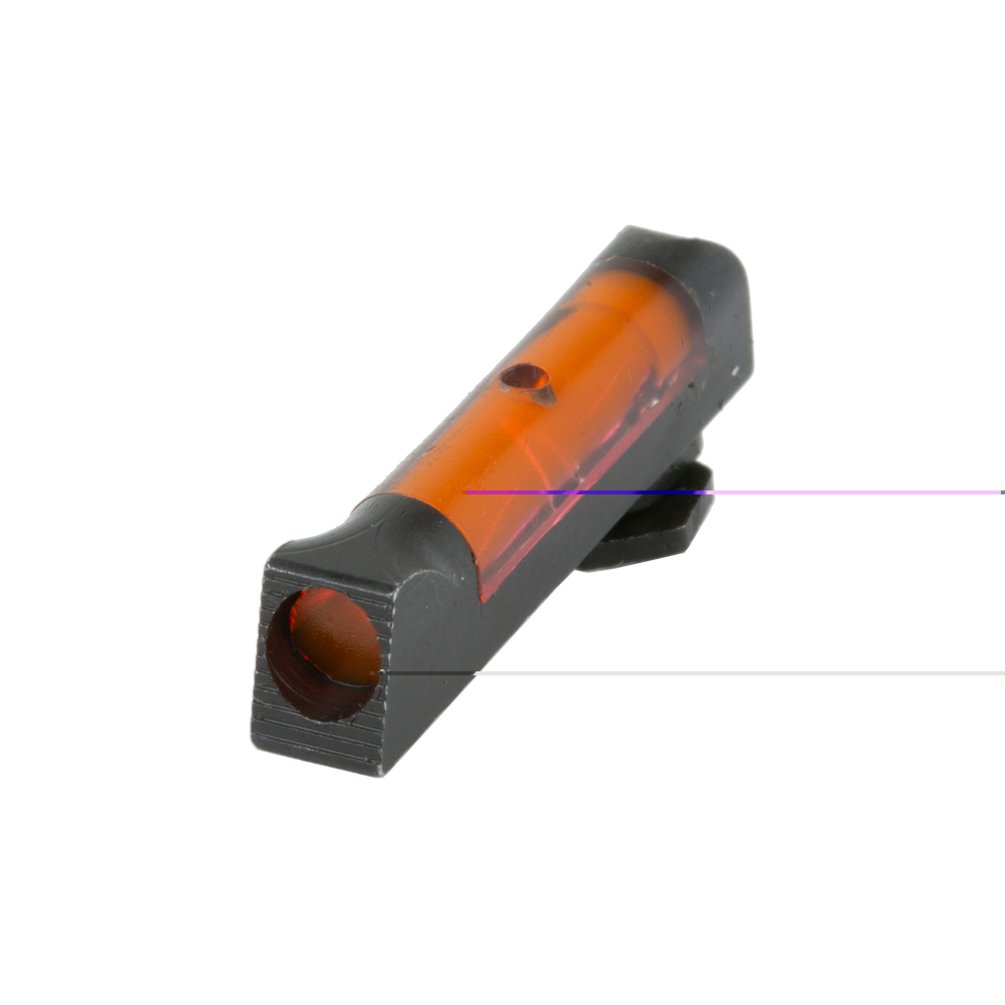 HiViz GL2009R Tactical Front Sight for GlockBlack | Red Fiber Optic