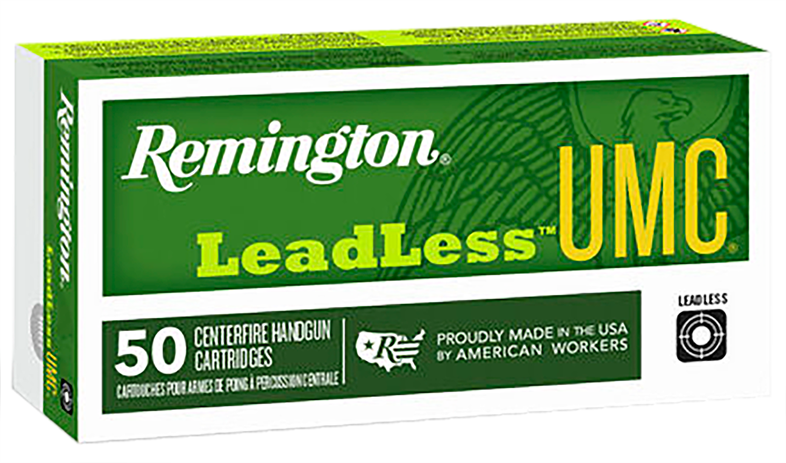 Remington Ammunition 23791 UMC Leadless 40 S&W 180 gr Flat Nose Enclosed Base (FNEB) 50rd Bx