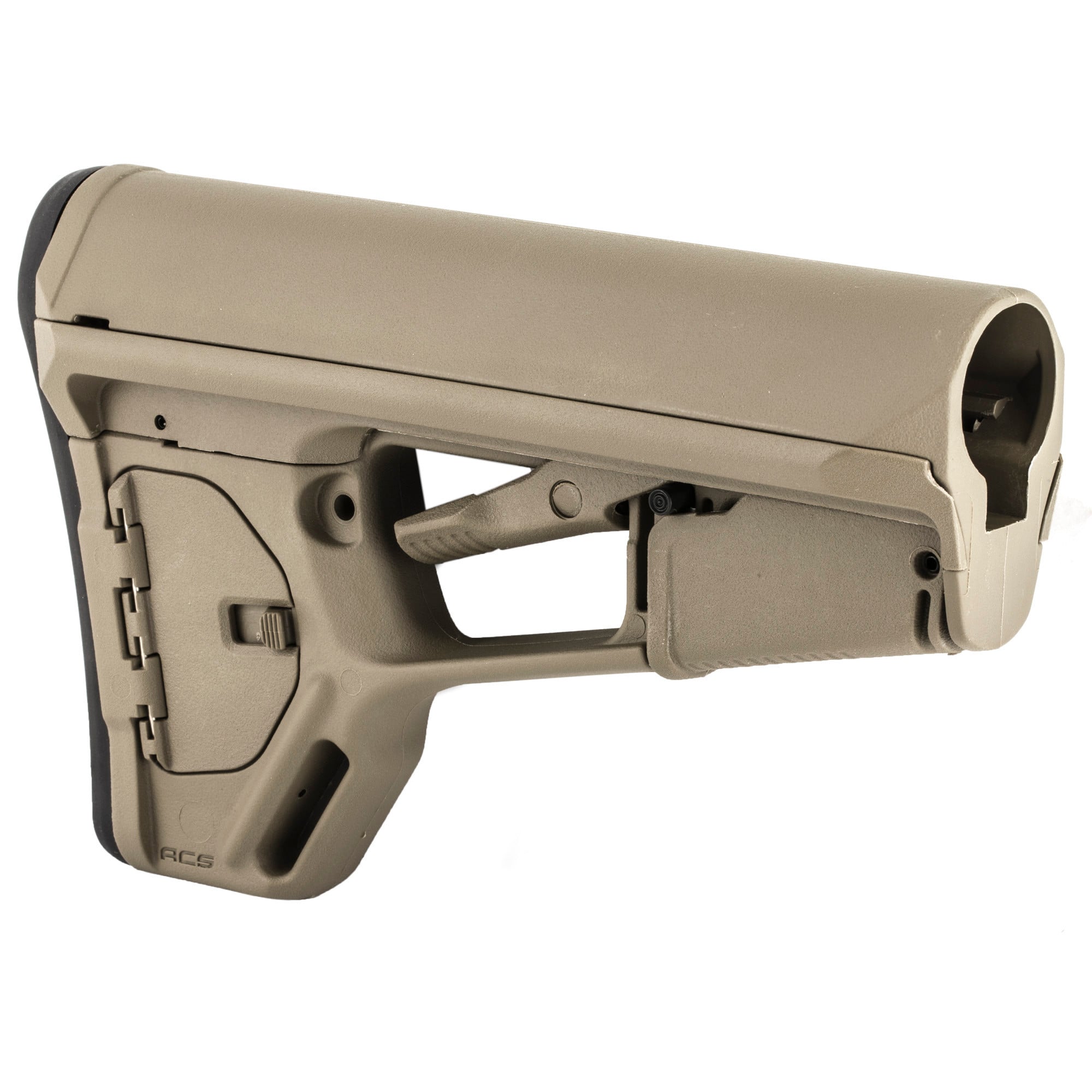 Magpul MAG378-FDE ACS-L Carbine Stock Flat Dark Earth Synthetic for AR-15, M16, M4 with Mil-Spec Tube (Tube Not Included)