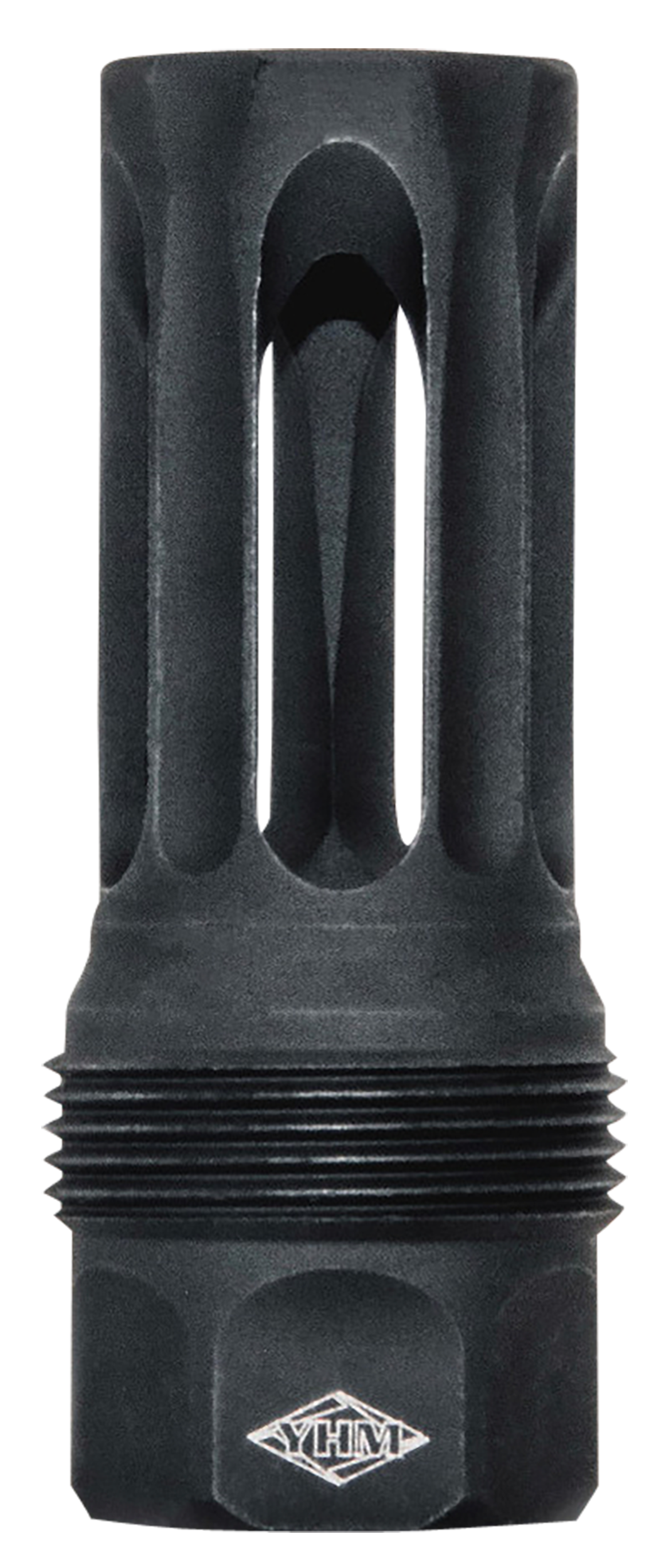 Yankee Hill 440524 sRx Q.D. Flash Hider Long Black Phosphate Steel with 5/8"-24 tpi, 9mm, 2.30" OAL & 9.375" Diameter for sRx Adapters