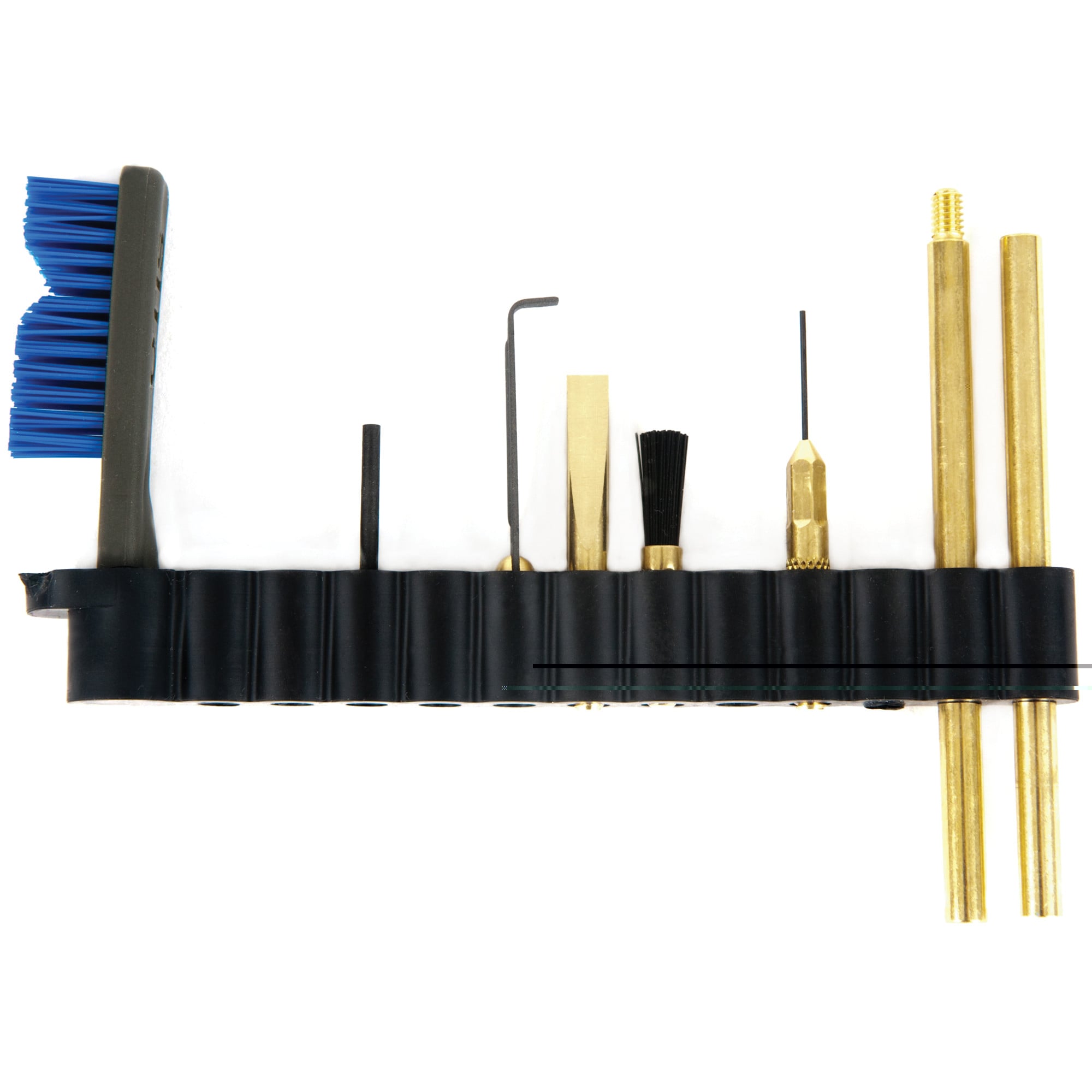Otis FG932 Brass Scraper Tool Set MSR/AR Multi-Caliber Pieces Brass Nylon Bristles