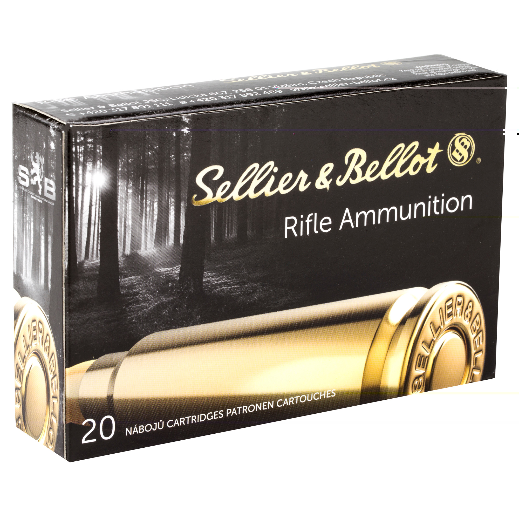 Sellier & Bellot Ammunition 30-06 Springfield 180 Grain Full Metal Jacket 20RD