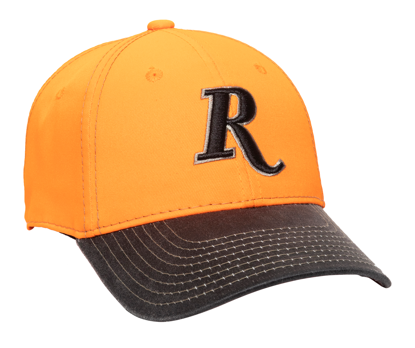 Outdoor Cap RM16A Remington Cap Polyester Twill Blaze/Black Structured OSFA