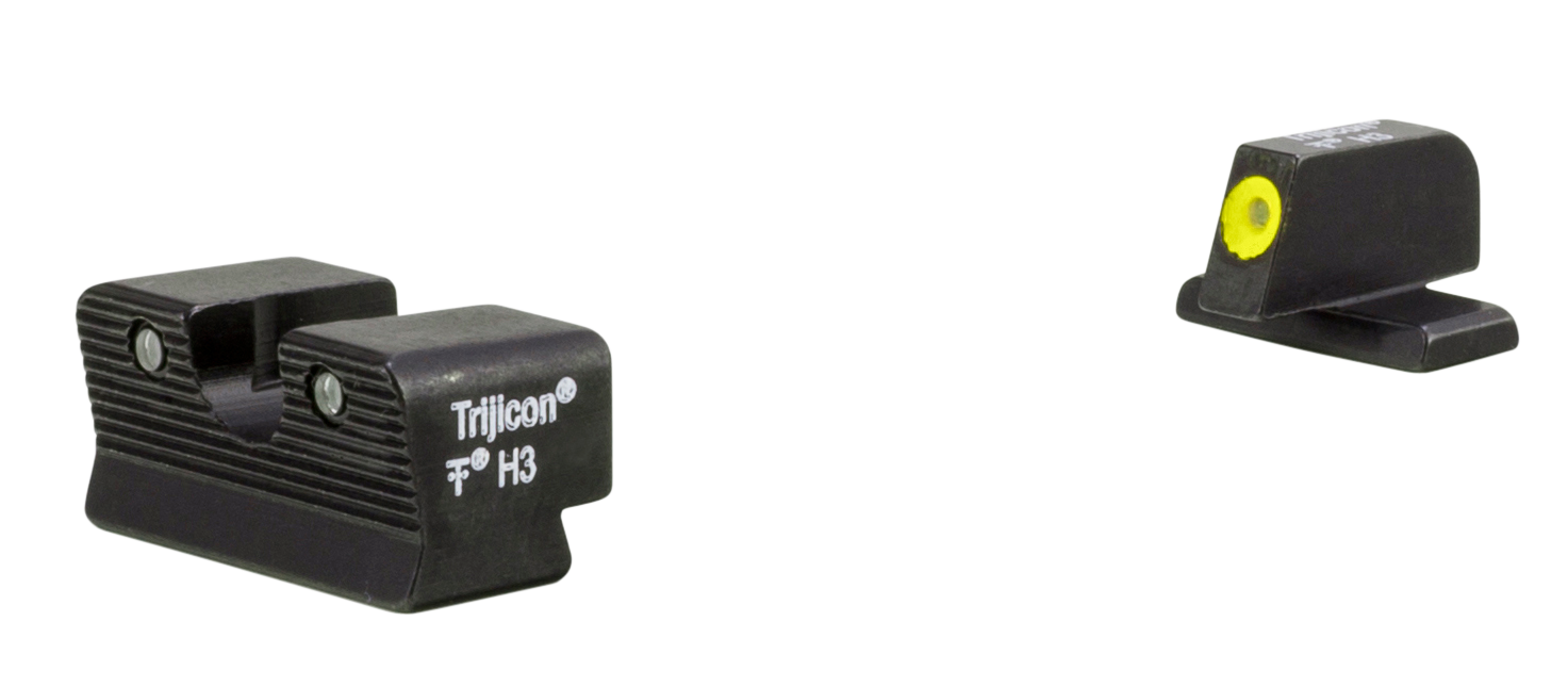 Trijicon HD XR Night Sight Set Sig Sauer 9mm, 357 Sig Steel Matte 3-Dot Tritium Green