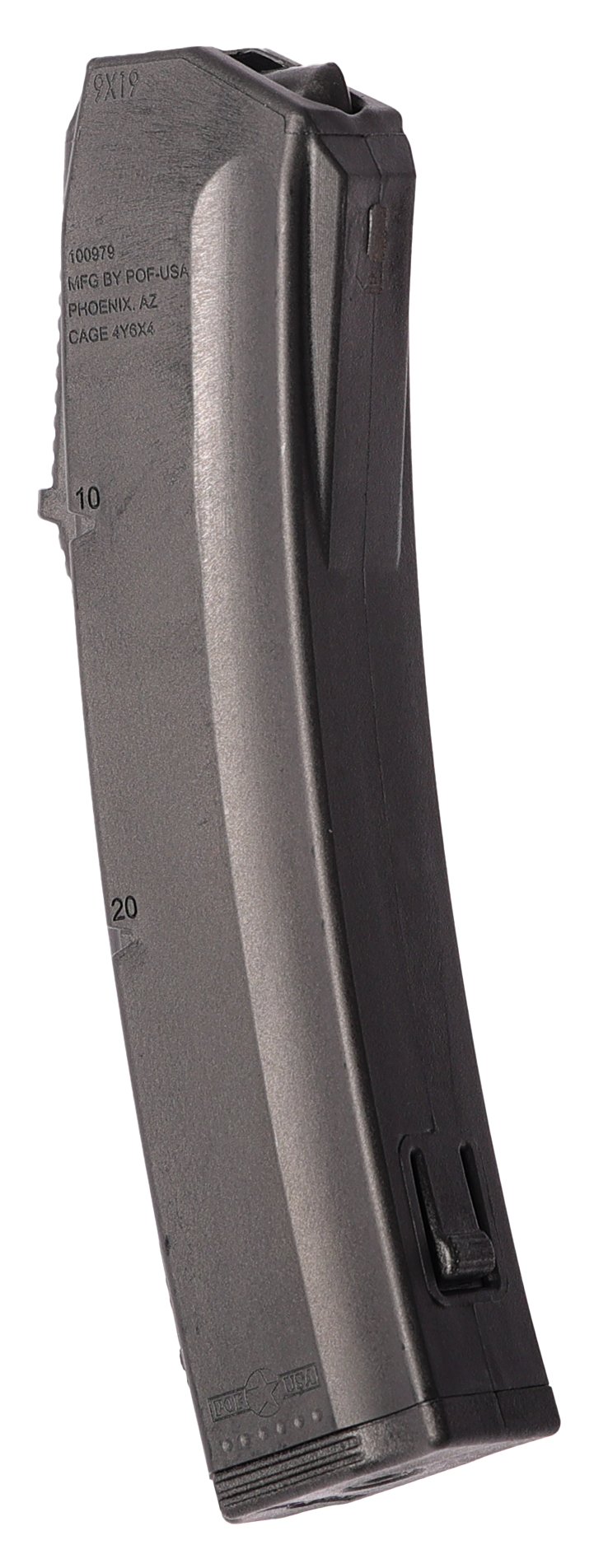 Patriot Ordnance Factory 00830 Replacement Magazine20+1 9mm Luger Black Polymer for POF Phoenix