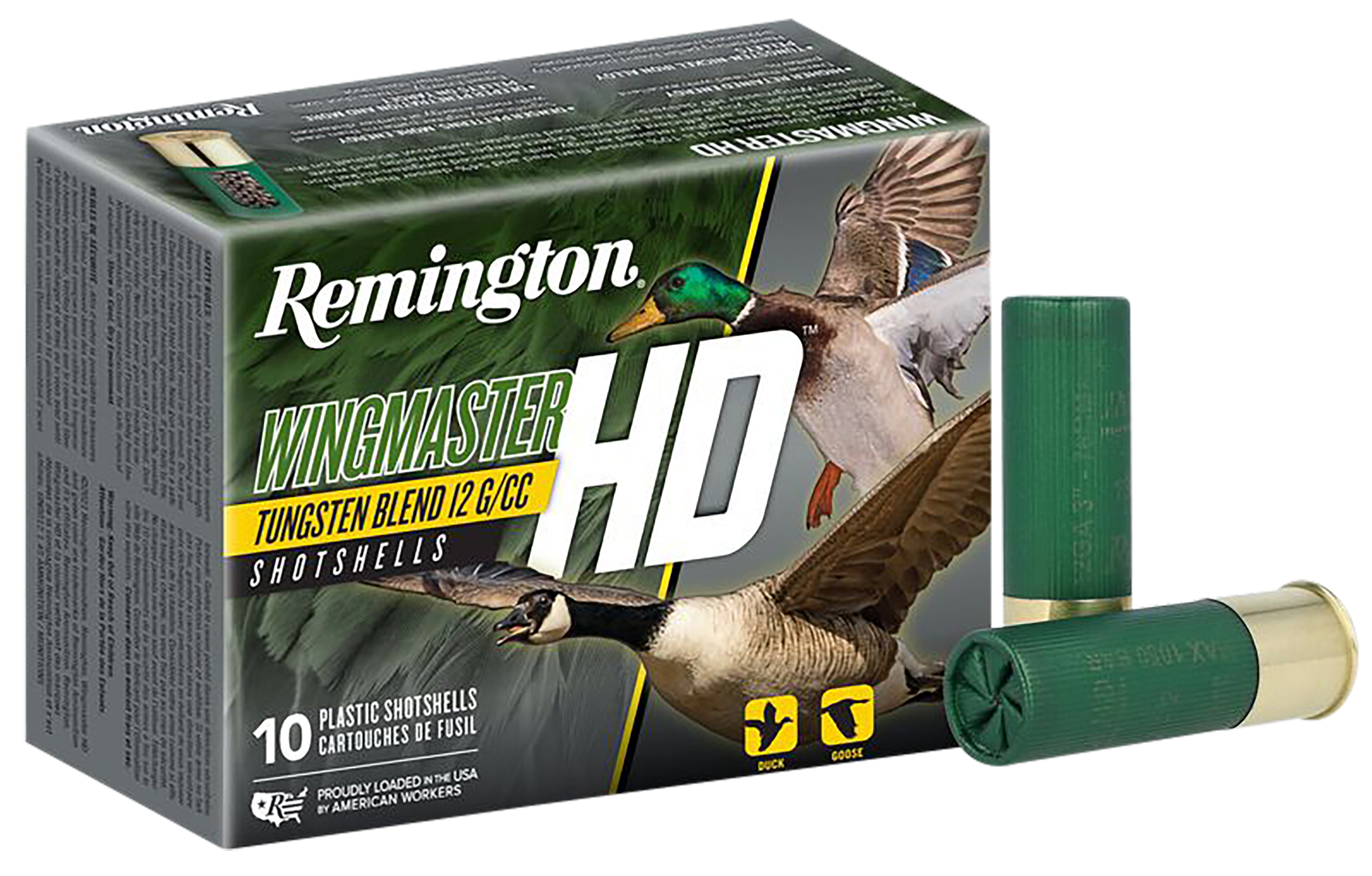 Remington Ammunition 20687 Wingmaster HD Waterfowl 12 Gauge 3" 1 3/8 oz 4 Shot 10 Per Box/ 10 Cs