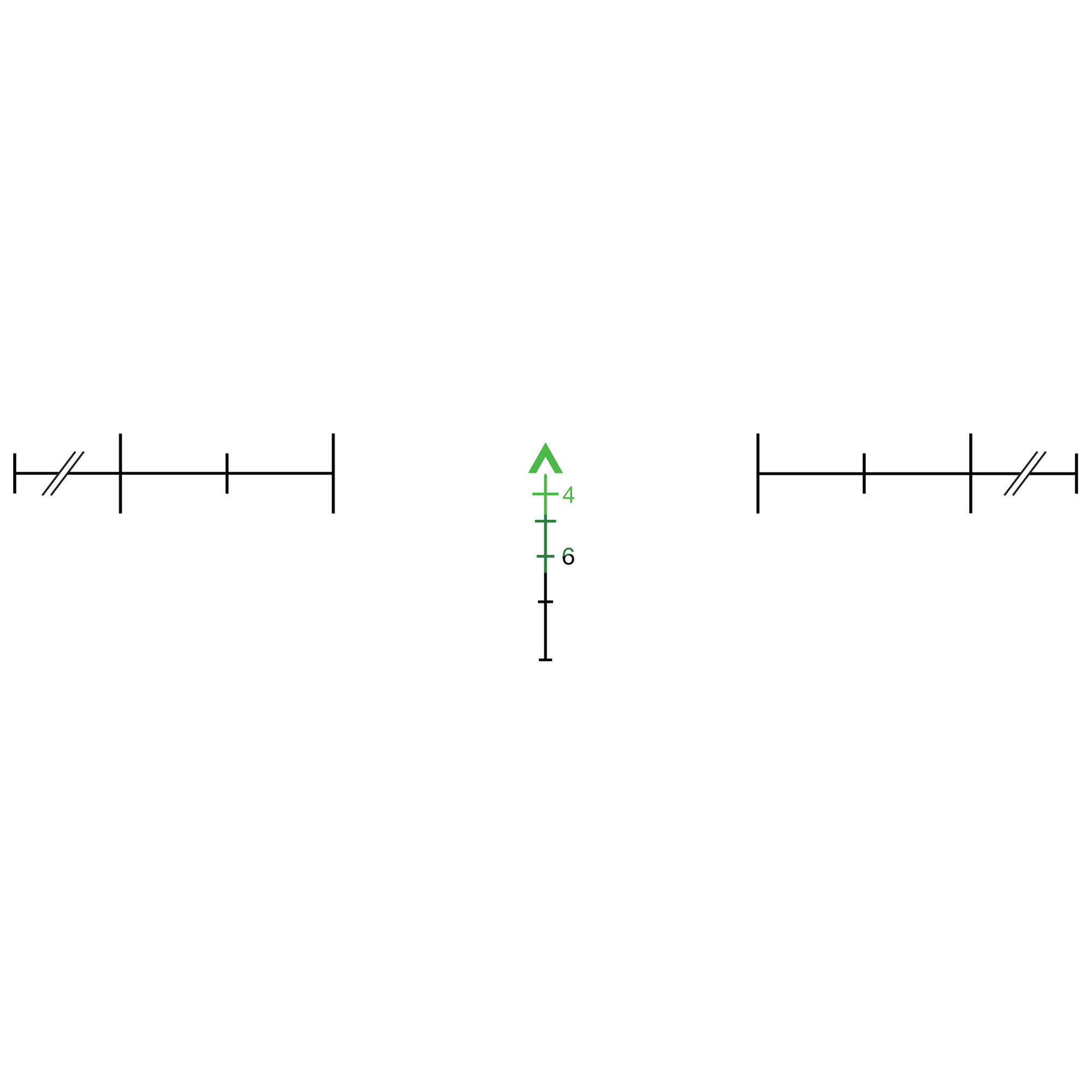 Trijicon 4x32 Acog Rifle Scope Matte, Green Chevron, w/ Adapter