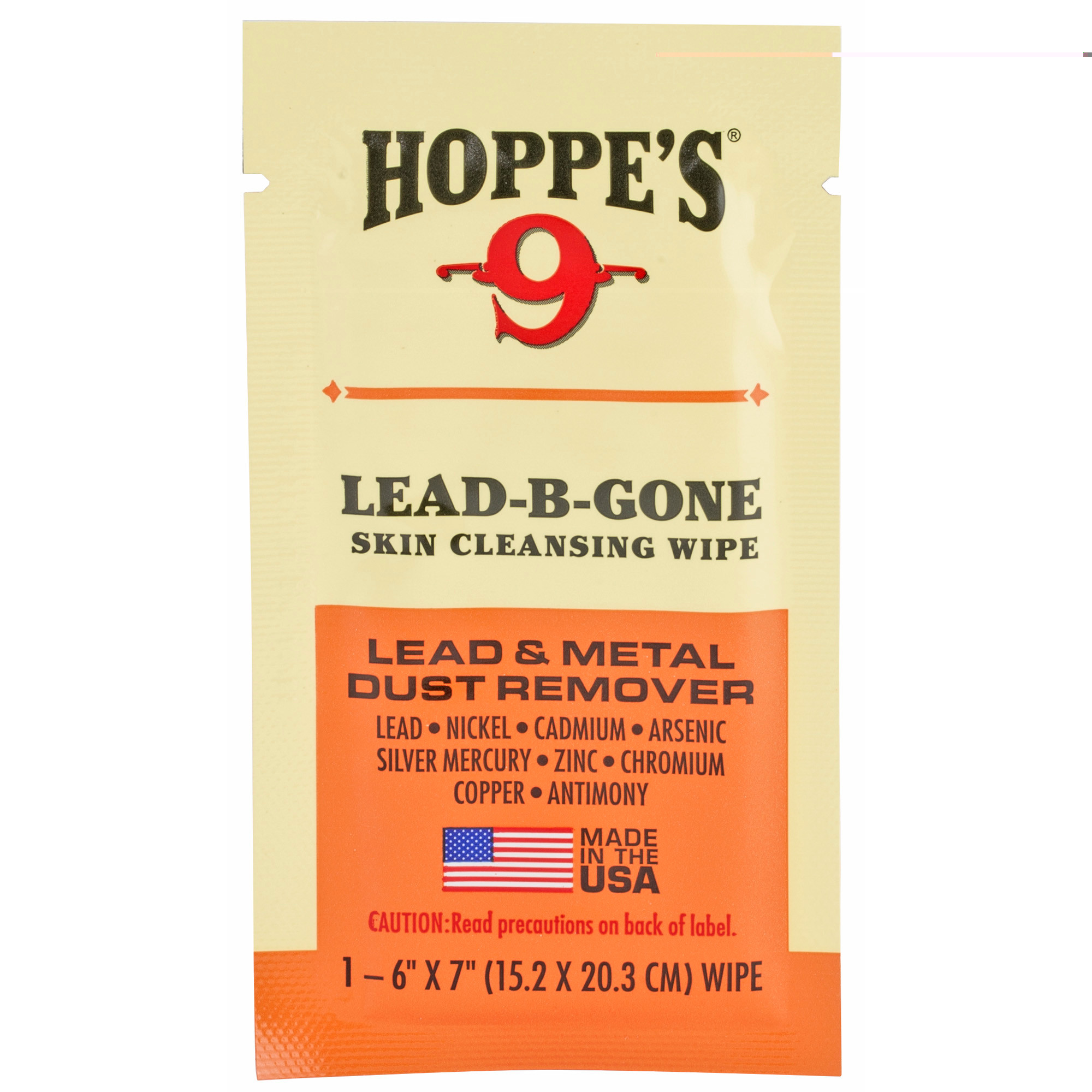 Hoppe's Lead Be Gone, Wipes, 6 Count LBG6