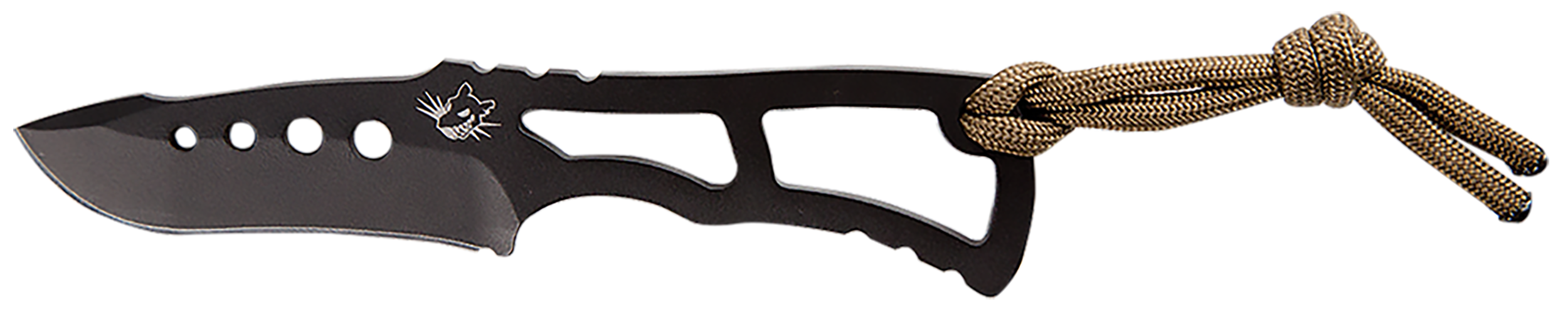 Southern Grind SG04030100 VerminFixed Drop Point Plain Black S35VN SS Blade Includes Lanyard/Sheath