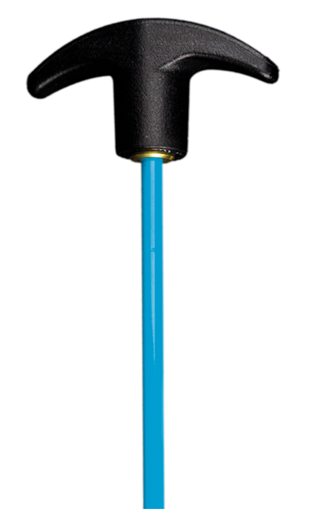 KleenBore SAF303 SAF-T-CLAD Cleaning Rod 17 Cal-177 Cal Rifle 33" w/ Swivel Handle