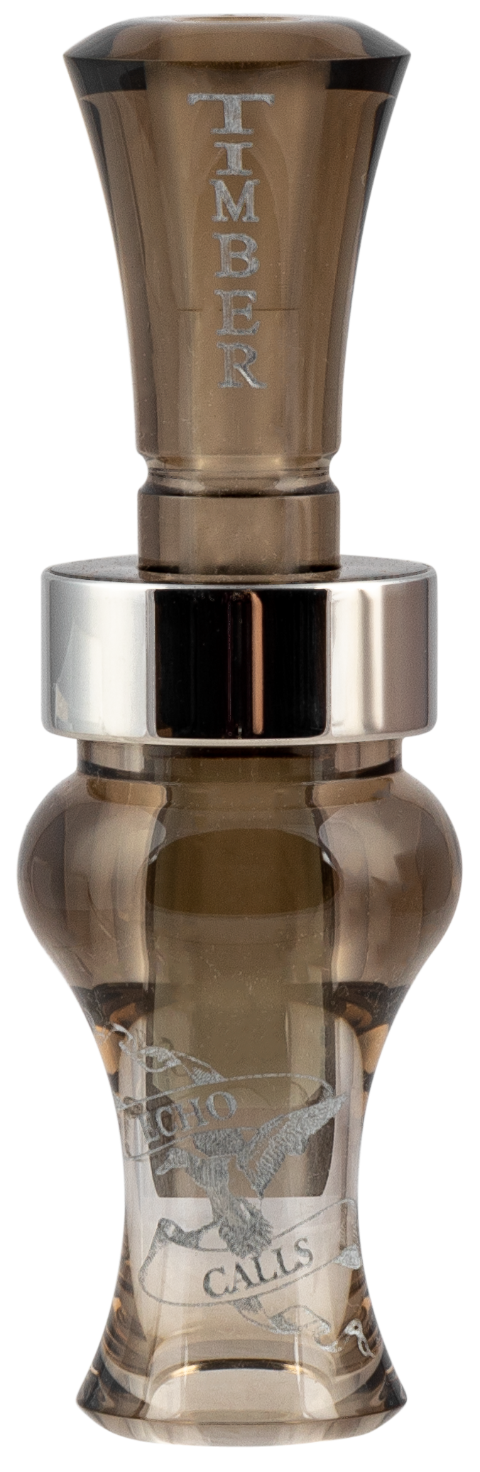 Echo Calls 77730 TimberSingle Reed Mallard Hen Sounds Attracts Ducks Smoke Gray Acrylic