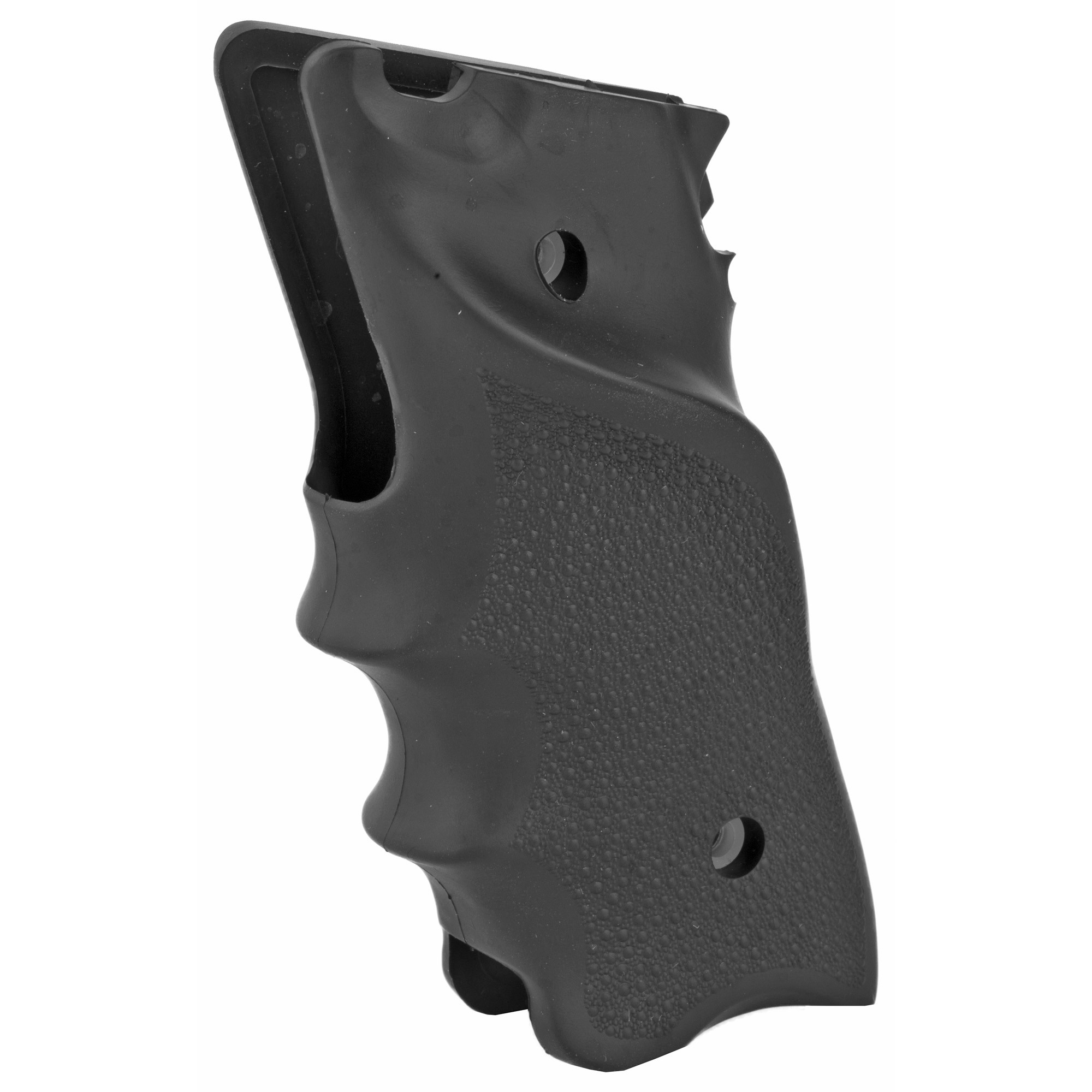 Hogue Wraparound Rubber Grips with Finger Grooves Ruger Mark II Thumbrest Black