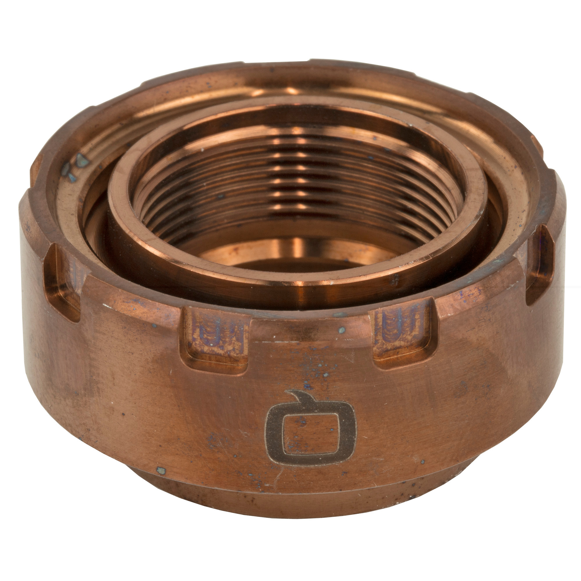Q LLC PLANBASR Plan-B Silencer Mount Plan-B 30 Cal 17-4 Stainless Steel Copper