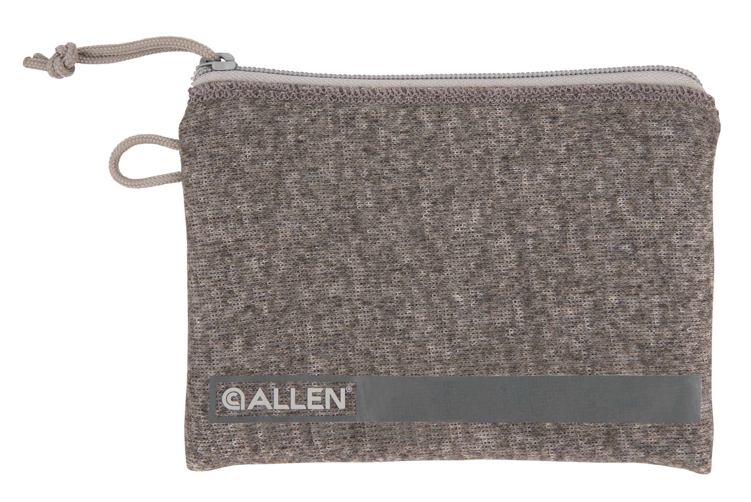 Allen 3626 Pistol Pouchmade of Black Polyester with Lockable Zippers, ID Label & Fleece Lining Holds Compact Size Handgun 5" L x 7" W Interior Dimensions