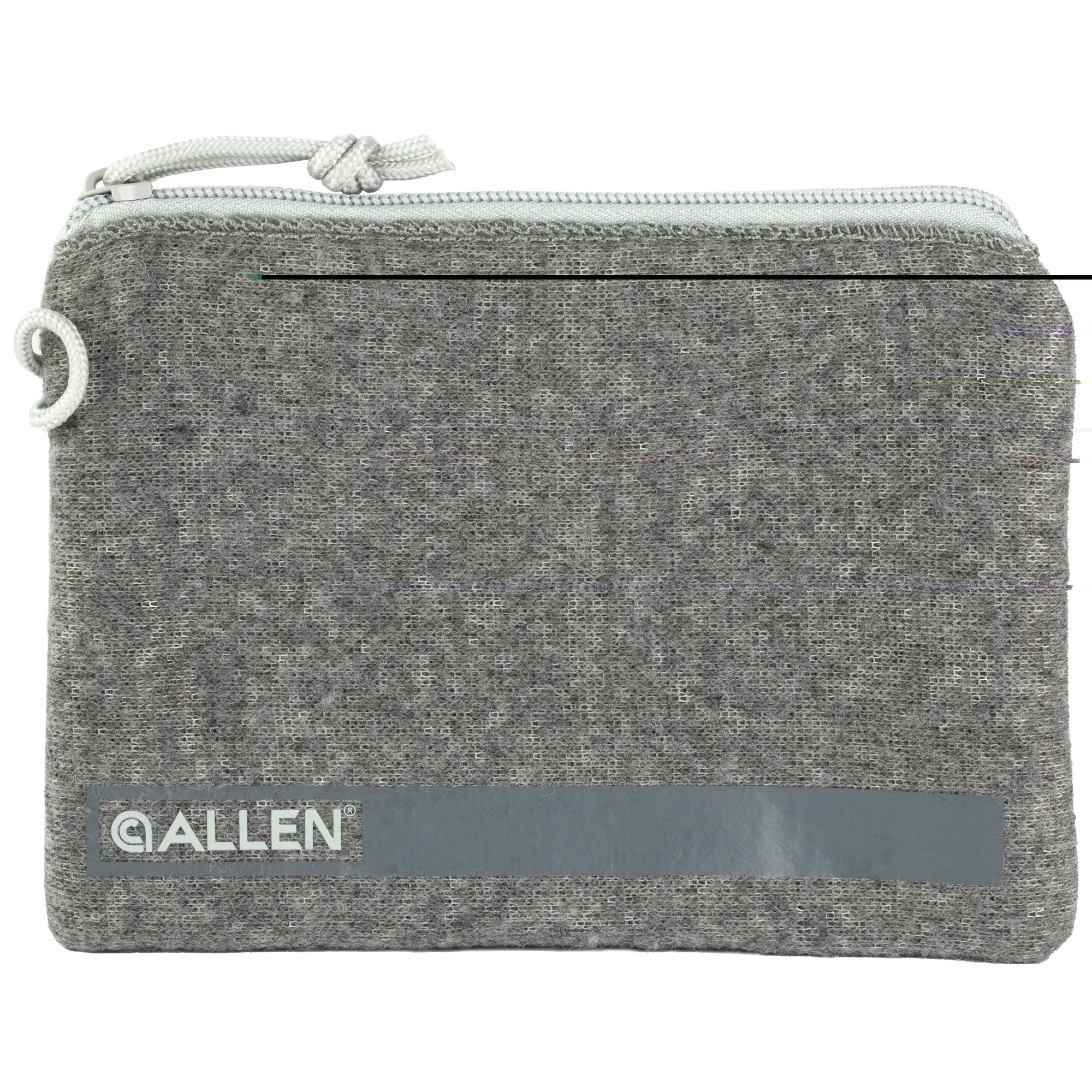 Allen 3626 Pistol Pouchmade of Black Polyester with Lockable Zippers, ID Label & Fleece Lining Holds Compact Size Handgun 5" L x 7" W Interior Dimensions