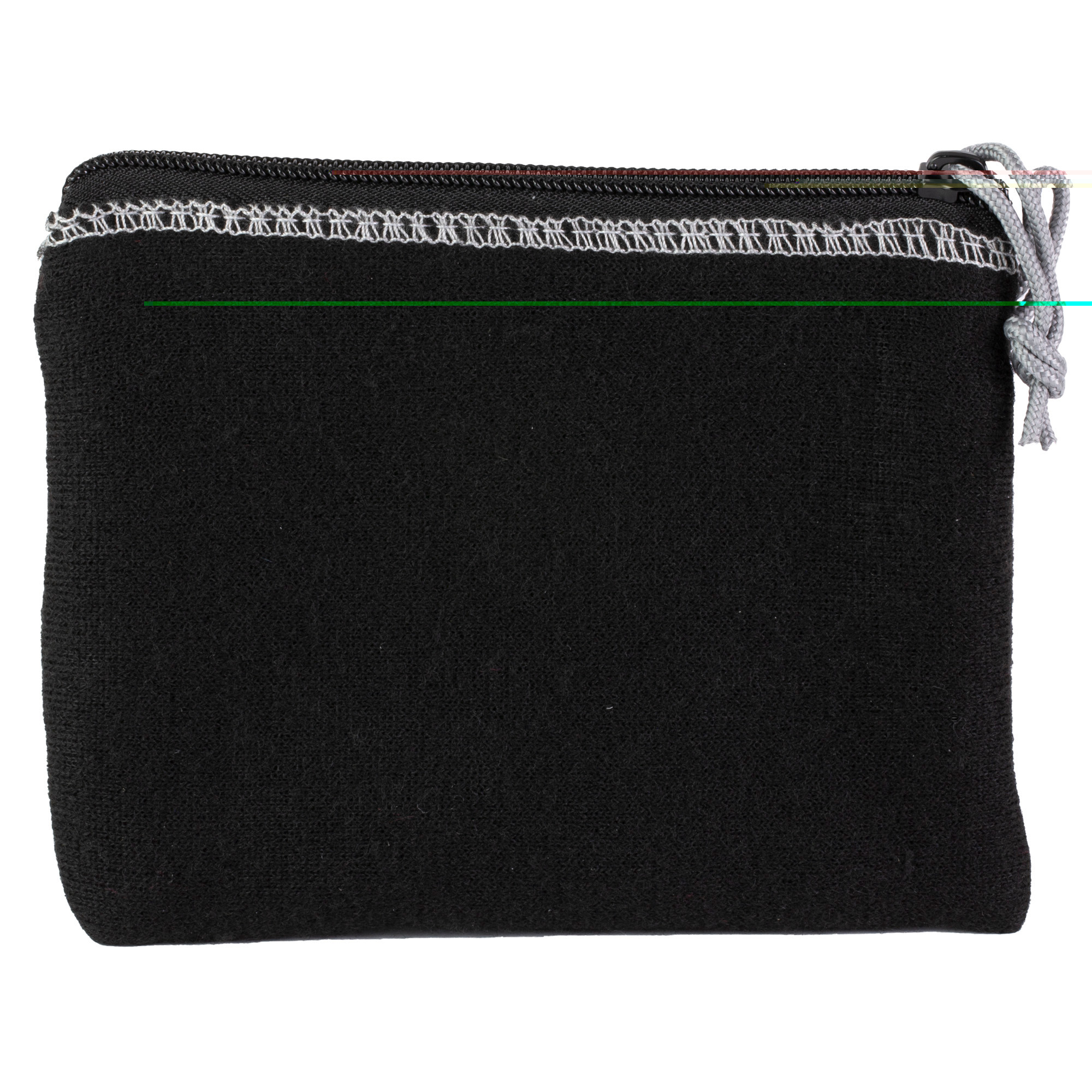 Allen 3626 Pistol Pouchmade of Black Polyester with Lockable Zippers, ID Label & Fleece Lining Holds Compact Size Handgun 5" L x 7" W Interior Dimensions