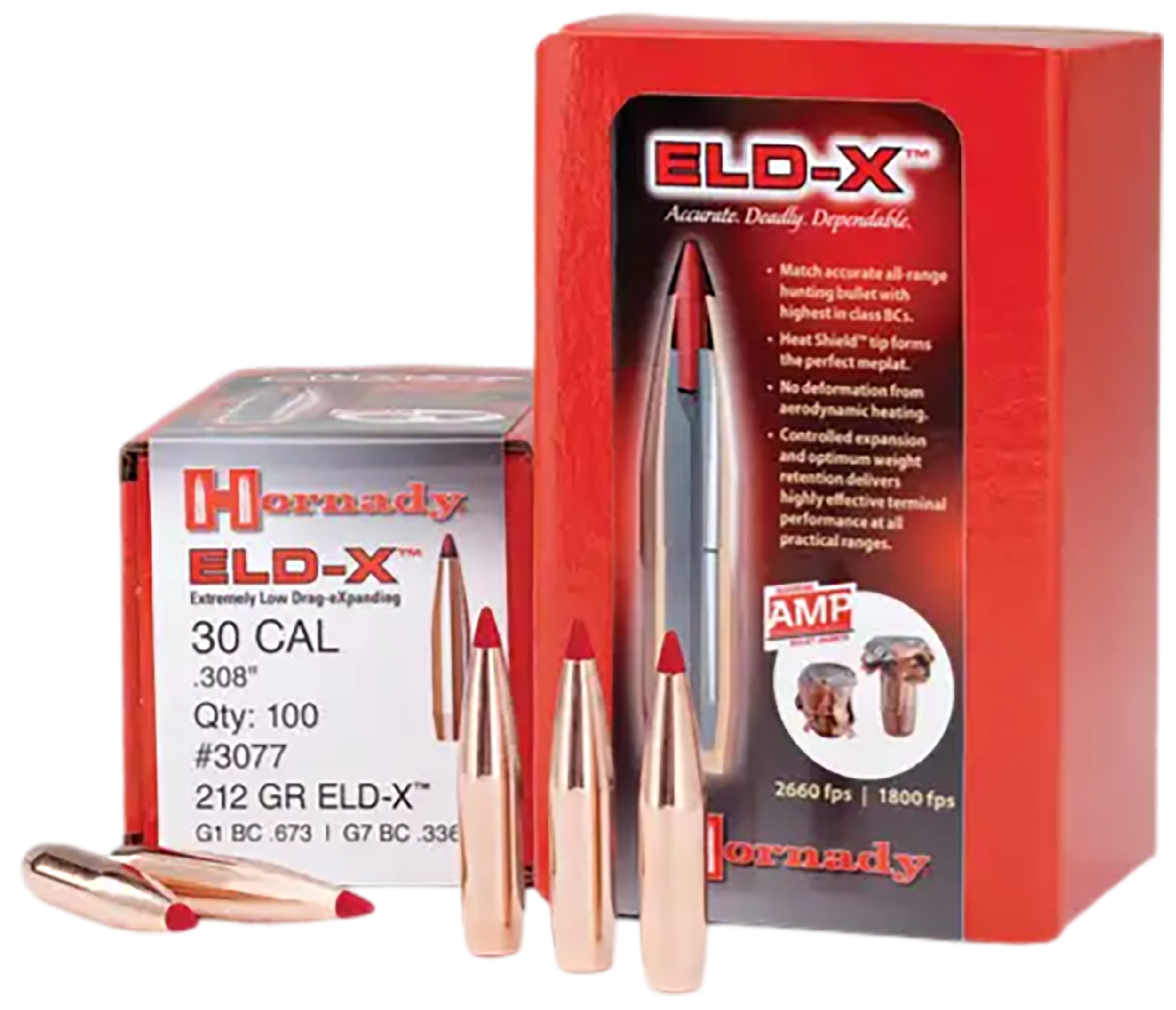Hornady 2441 ELD-X Hunting 6mm .243 90 gr Extremely Low Drag-eXpanding