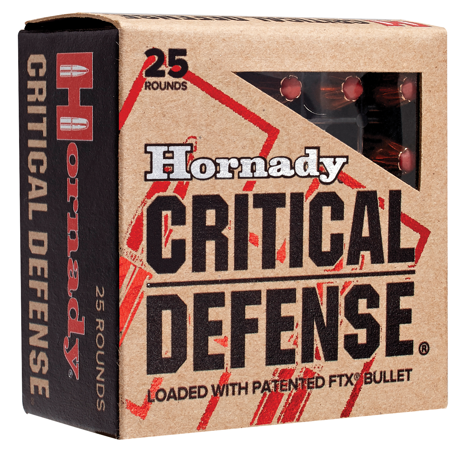 Hornady Critical Defense Ammunition 380 ACP 90 Grain FTX Box of 25