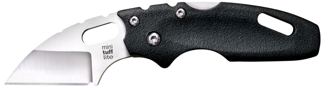 Cold Steel CS20MT Tuff Lite2" Folding Clip Point Plain AUS-8A SS Blade/Black Griv-Ex Handle Includes Pocket Clip
