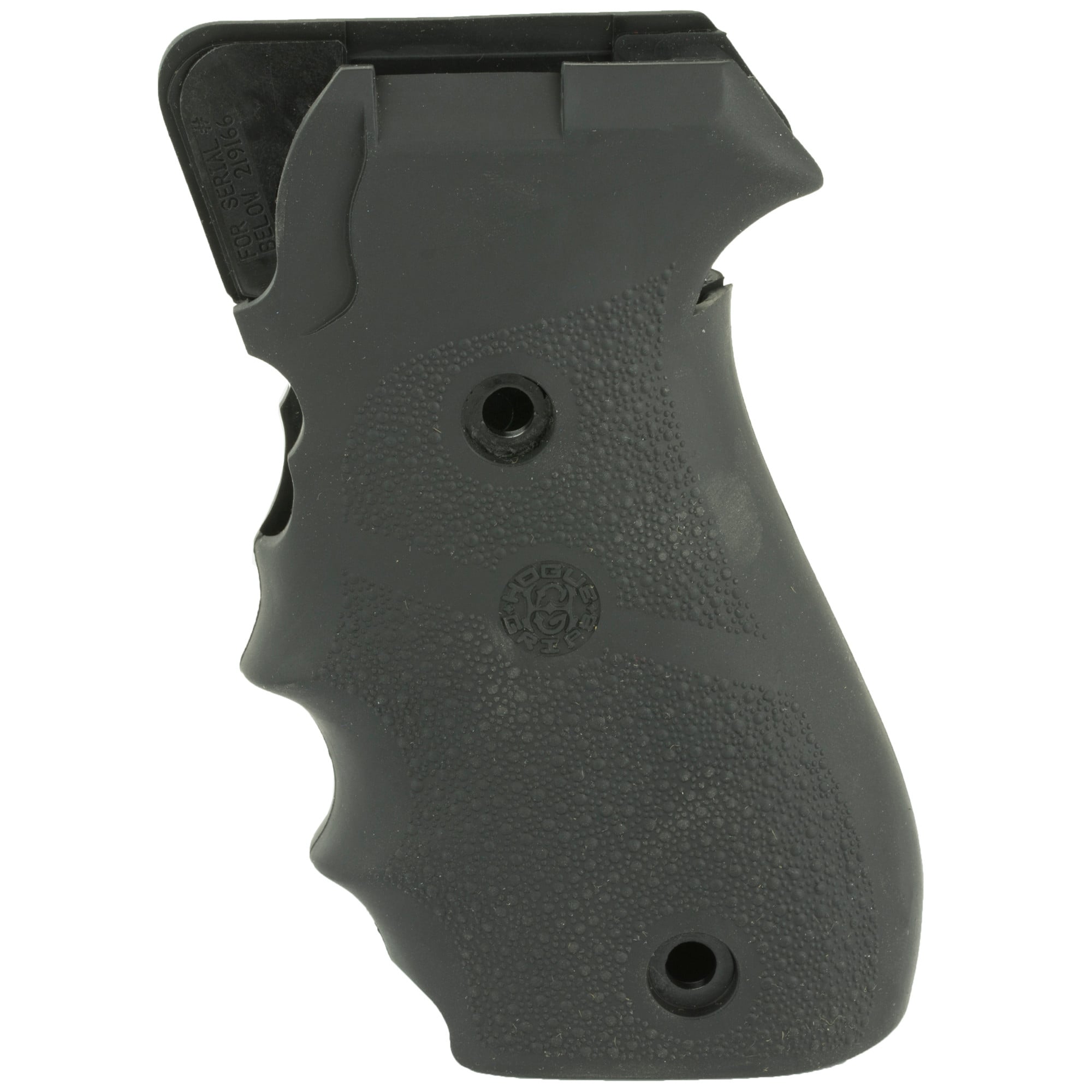 Hogue 20000 OverMolded Grip Cobblestone Black Rubber with Finger Grooves for Sig P220