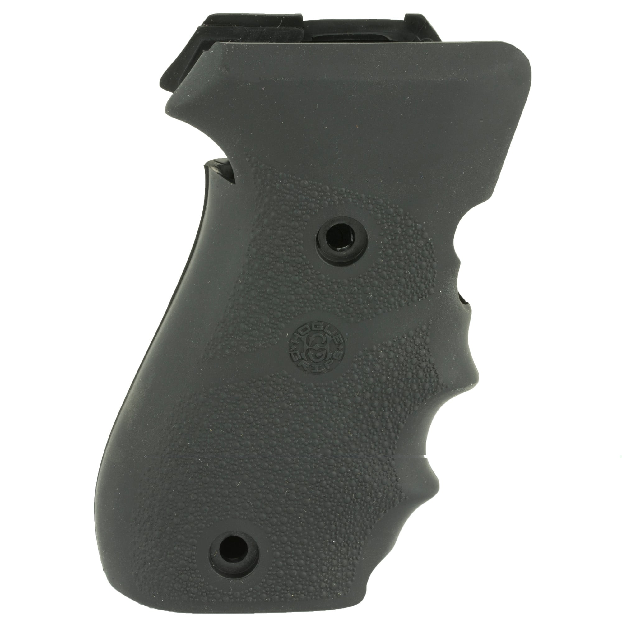 Hogue 20000 OverMolded Grip Cobblestone Black Rubber with Finger Grooves for Sig P220