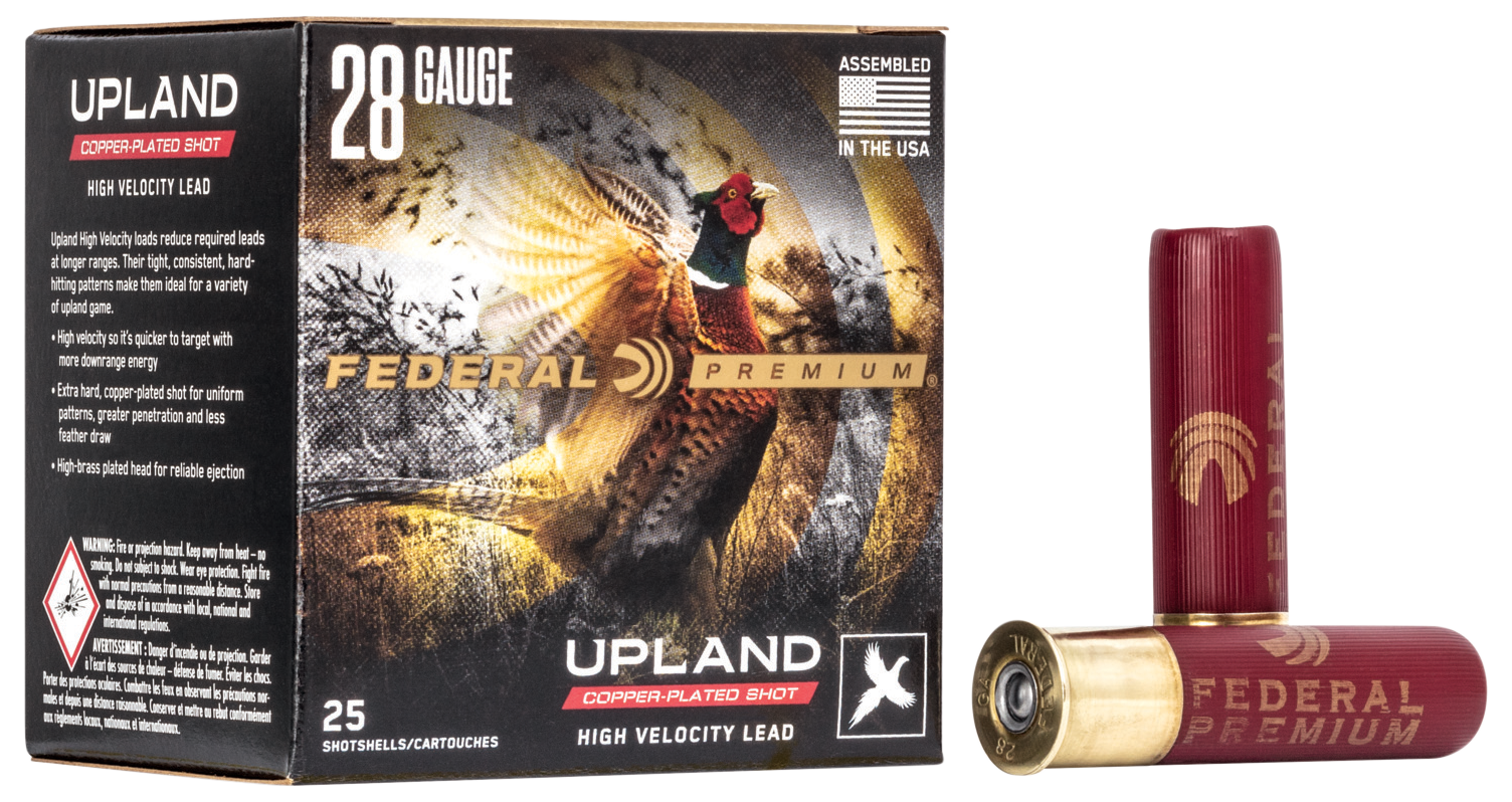 Federal Premium Wing-Shok Ammunition 28 Gauge 2-3/4" 3/4 oz Buffered Copper Plated Shot