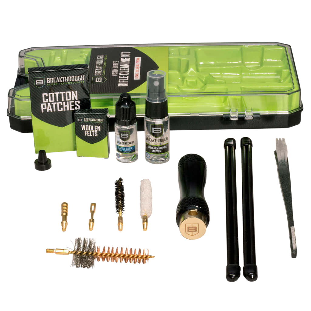 Breakthrough Clean BTCCCAR10 Vision Series Cleaning Kit 30 Cal & AR-10/15 Pieces Multi-Color