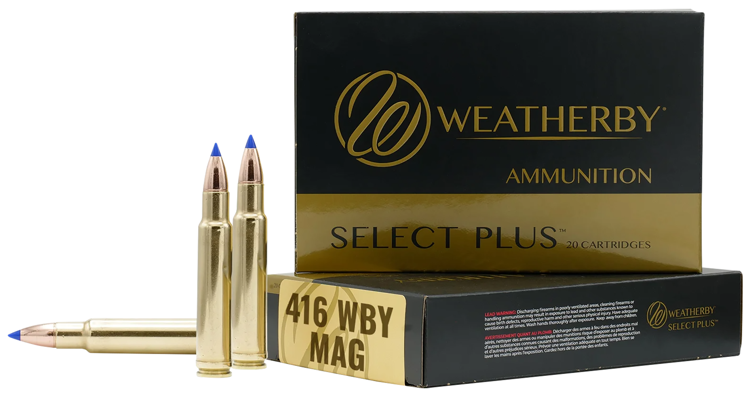 Weatherby B416350TTSX Select Plus416 Wthby Mag 350 gr 2880 fps Barnes Tipped TSX Lead Free 20 Bx/10 Cs