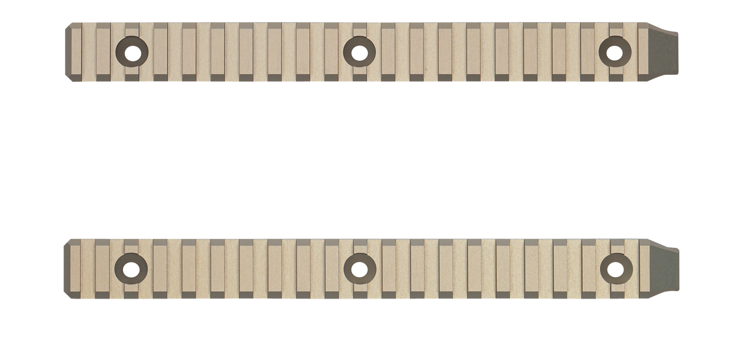Q LLC TOPRAIL8.5IN12 The Fix 1913 Picatinny Rail 8.50", 12 Mil, Clear Anodized