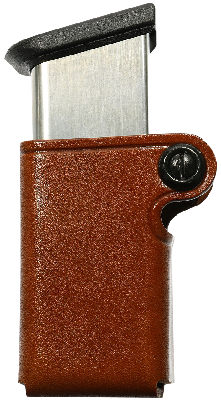 Galco Single Magazine Pouch 40 S&W, 9mm Double Stack Metal Magazine Leather