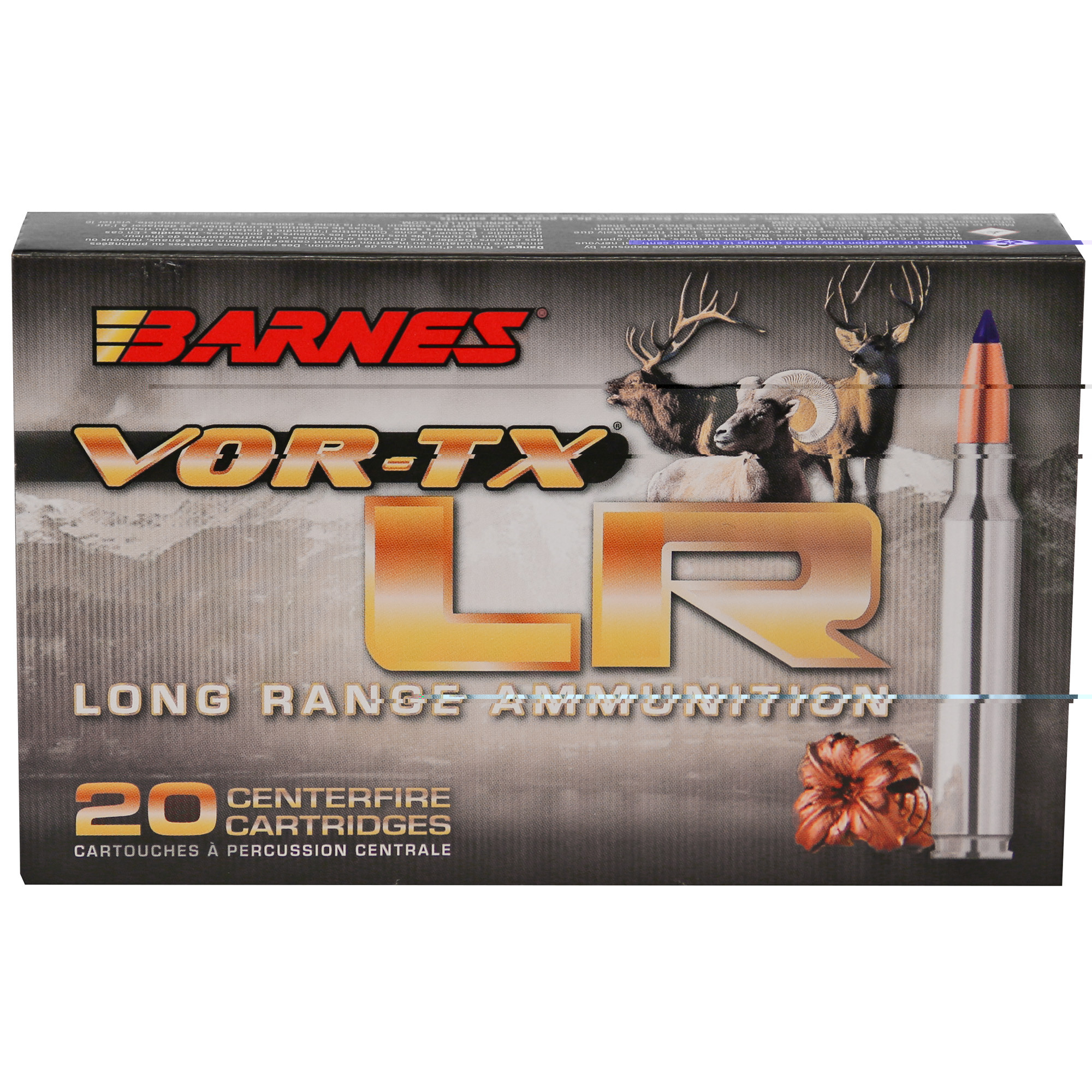 Barnes VOR-TX Long Range Ammunition 6.5 PRC 127 Grain Polymer Tip Lead Free 20RD