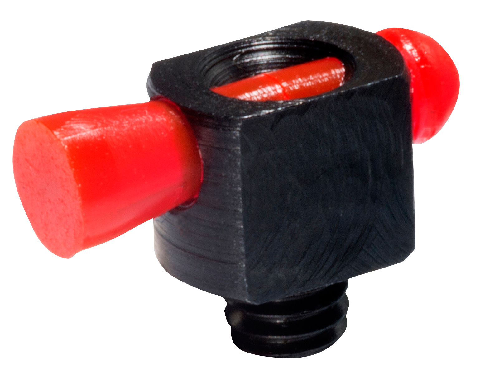 HiViz BD1008R Spark II Bead Replacement Front SightBlack | Green Fiber Optic