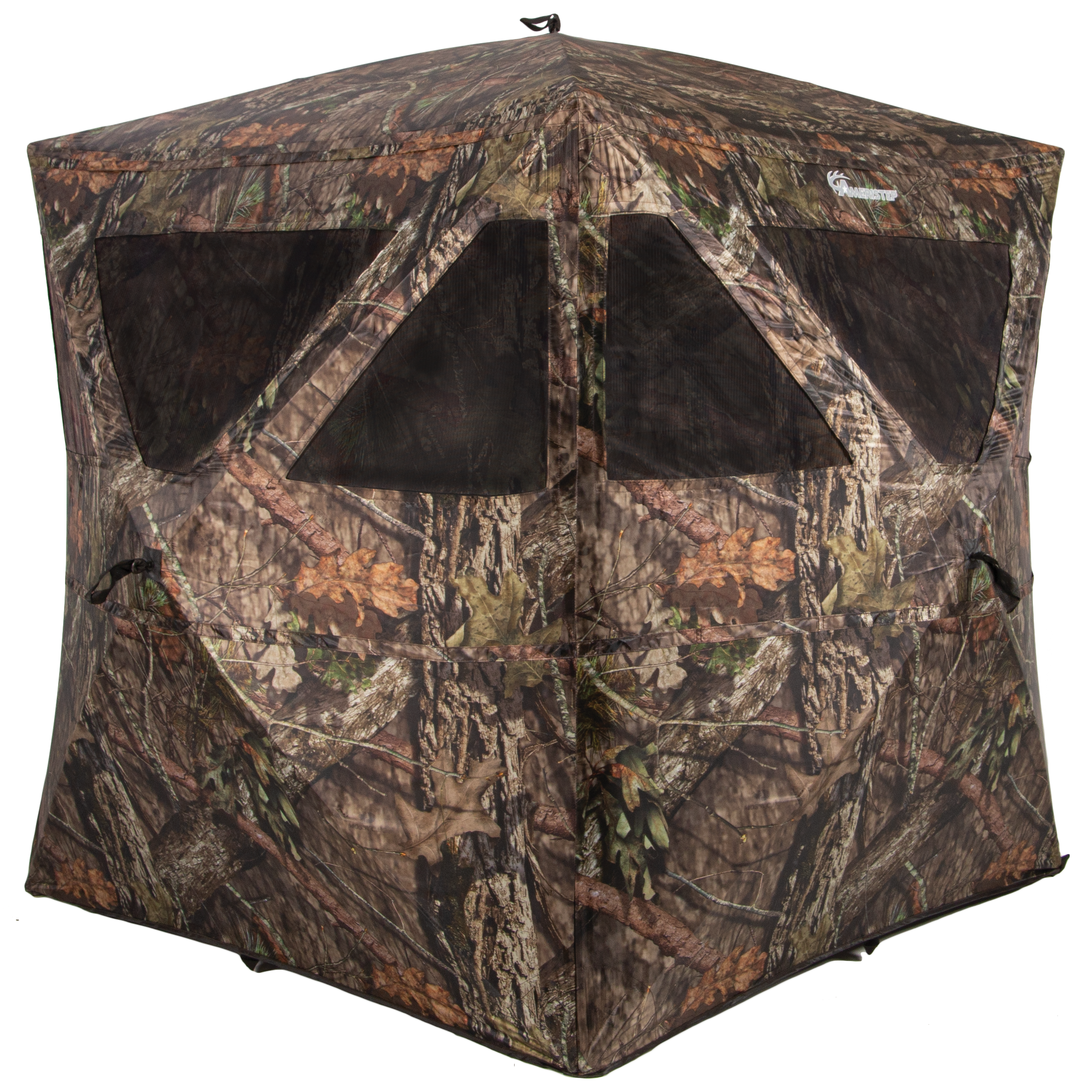 Ameristep AMSAMEBL3032 Care Taker Magnum Ground Blind Hub-Style Mossy Oak Break-Up Country 300 Durashell Plus 66" High 59" Long